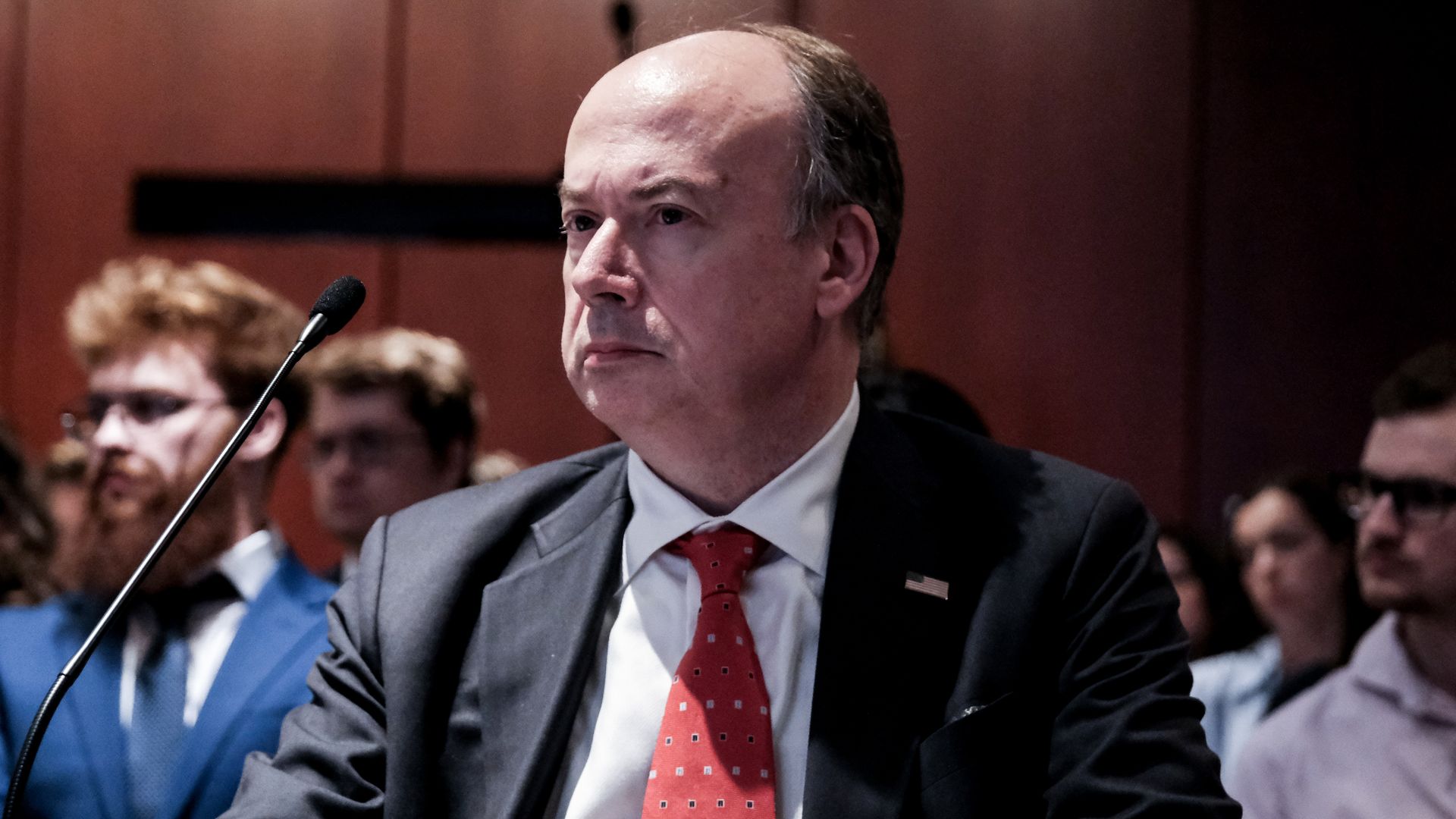 Jeffrey Clark, former Acting Assistant Attorney General, testifies during a January 6th field hearing held by Rep Matt Gaetz (R-FL) in the U.S. Capitol on June 13, 2023 in Washington, DC.