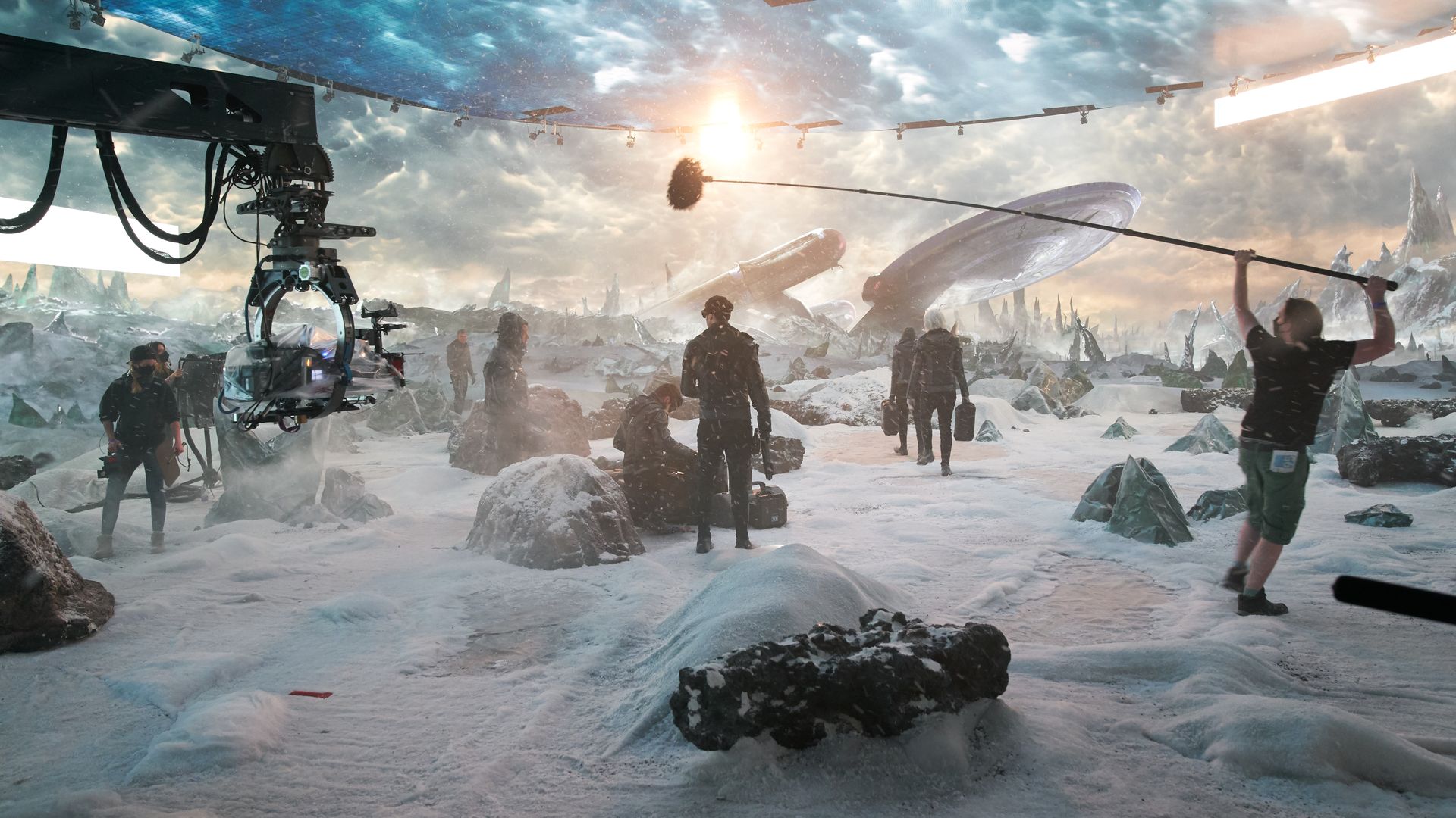 Pixomondo's virtual production studio.