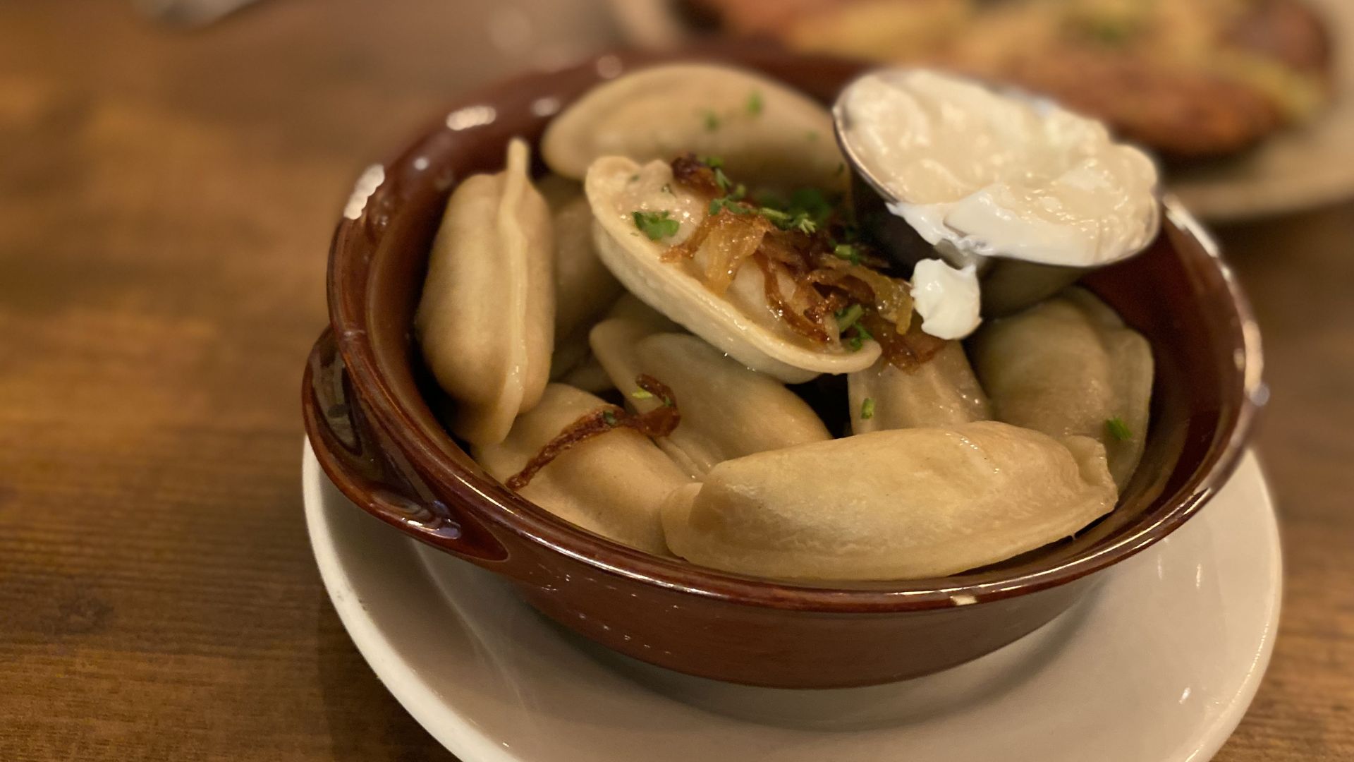 Sauerkraut vereniki at Babushka's 