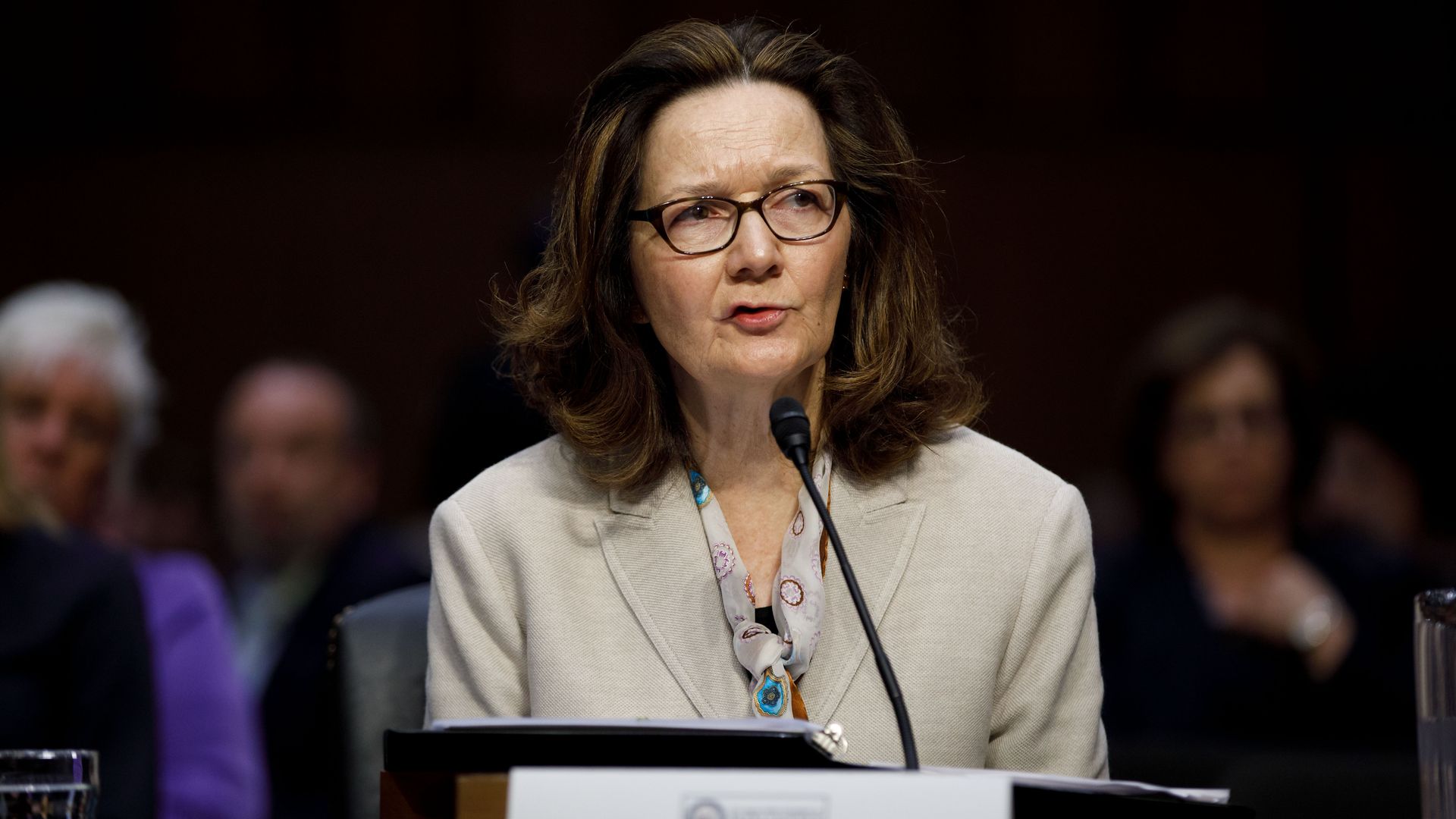 Gina Haspel at her CIA confirmation hearing