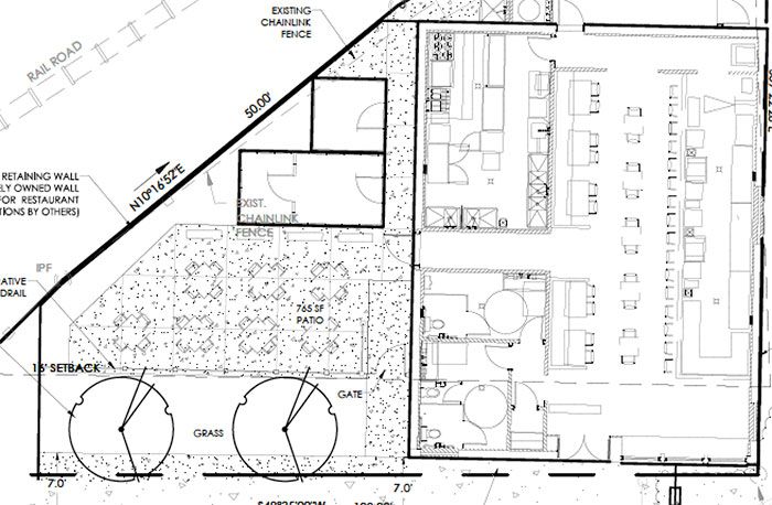 chupitos-site plan-charlotte-nc