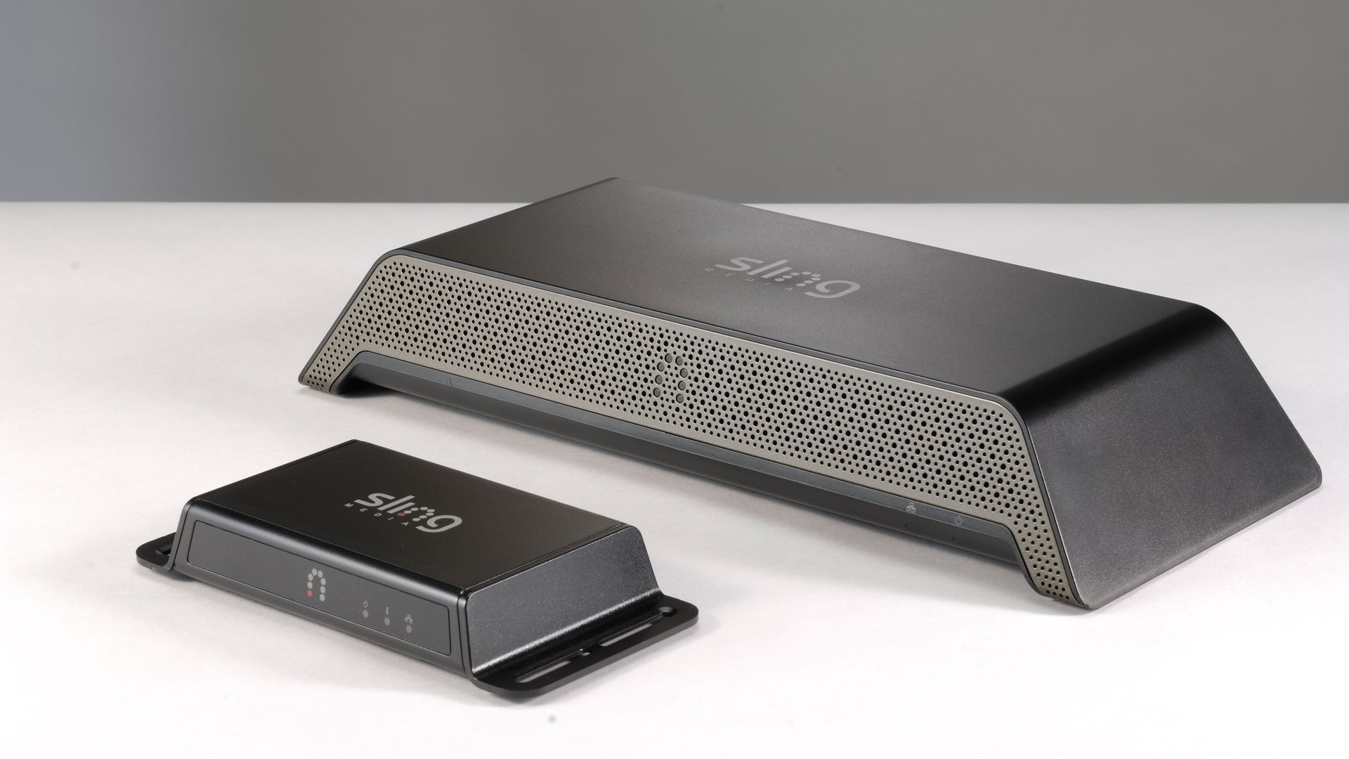 A small Slingbox and a large Slingbox