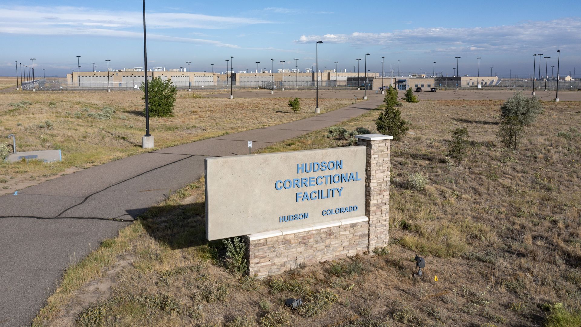 A photo of a correctional facility.