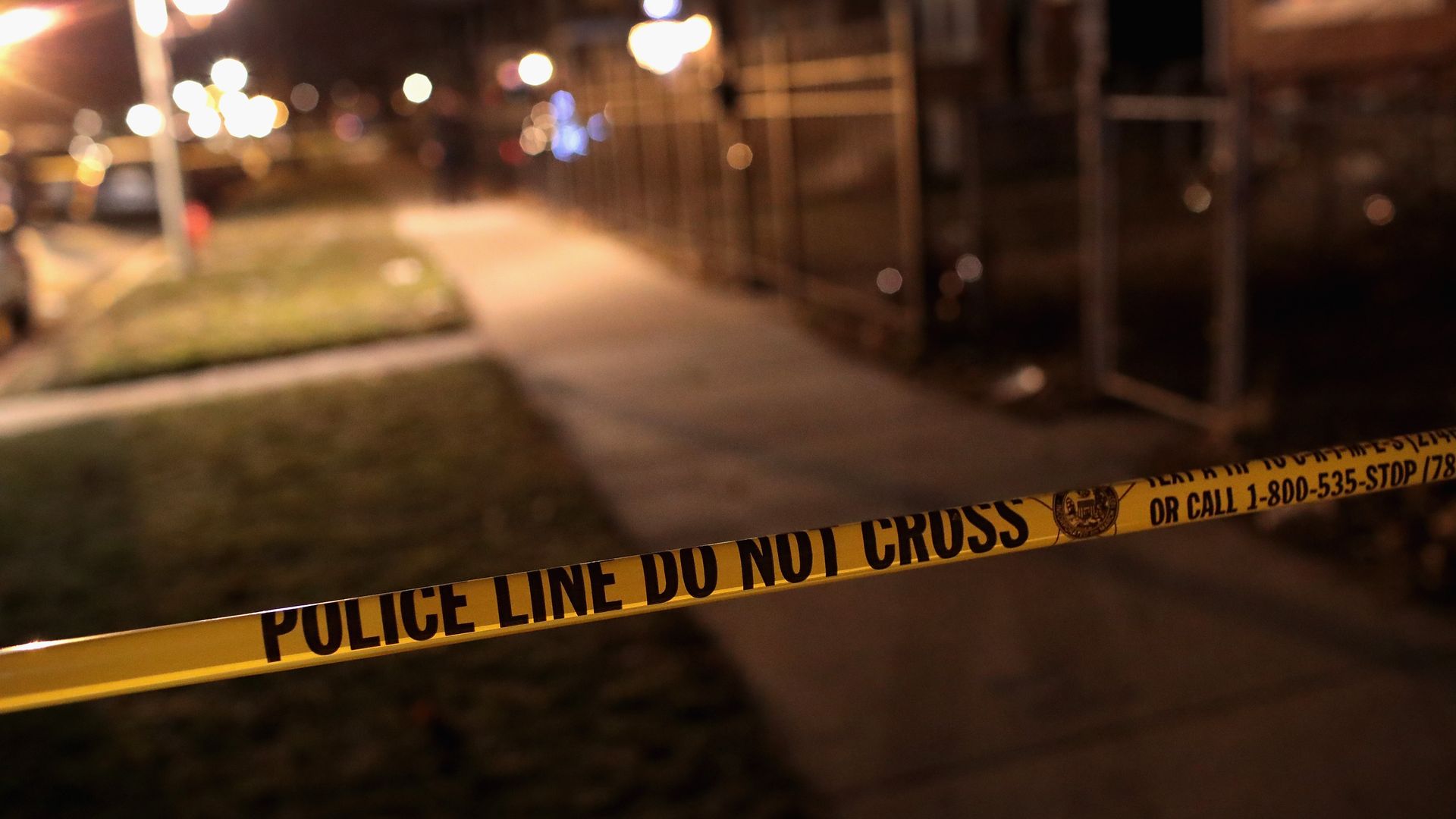 Chicago murder scene