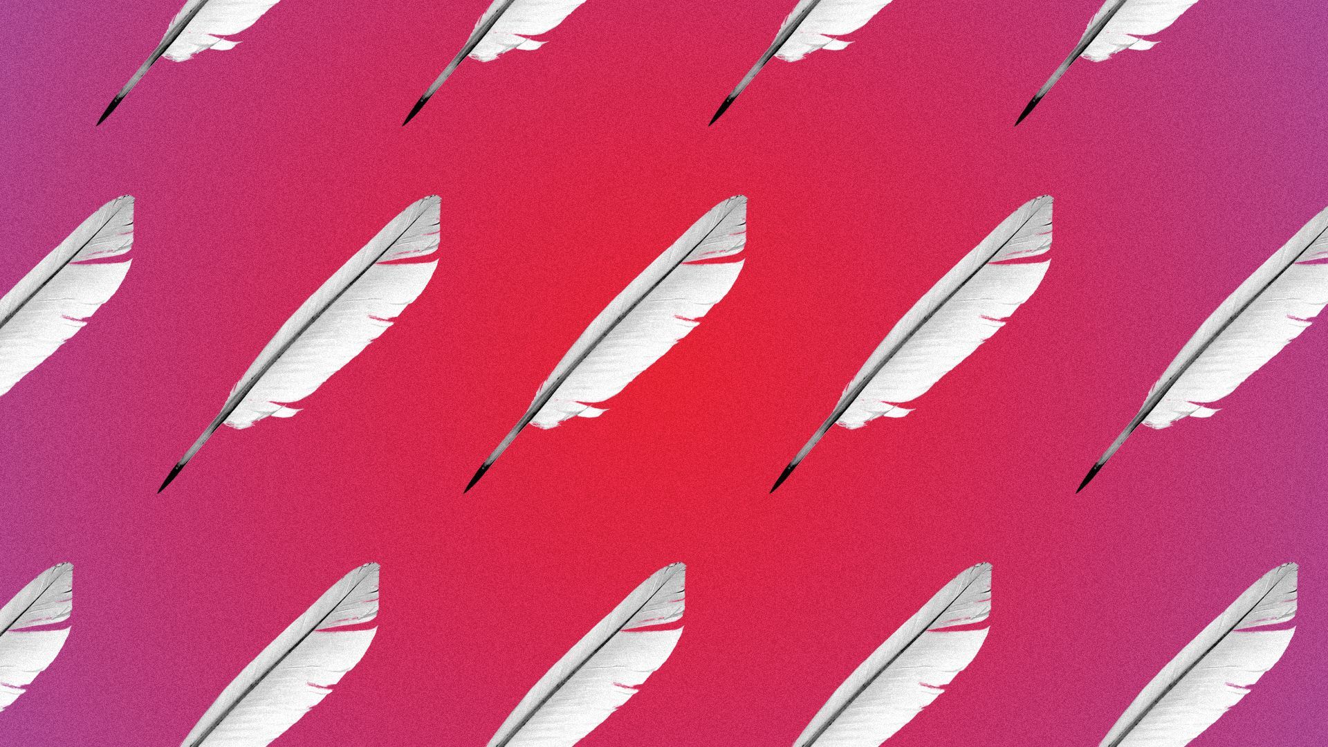 Illustration of a pattern of quills. 