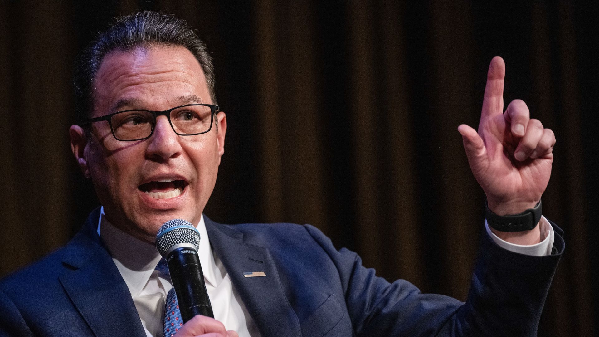Josh Shapiro, governor of Pennsylvania, during the National Action Network (NAN) 35th Anniversary Convention in New York, US, on Wednesday, April 8, 2026.