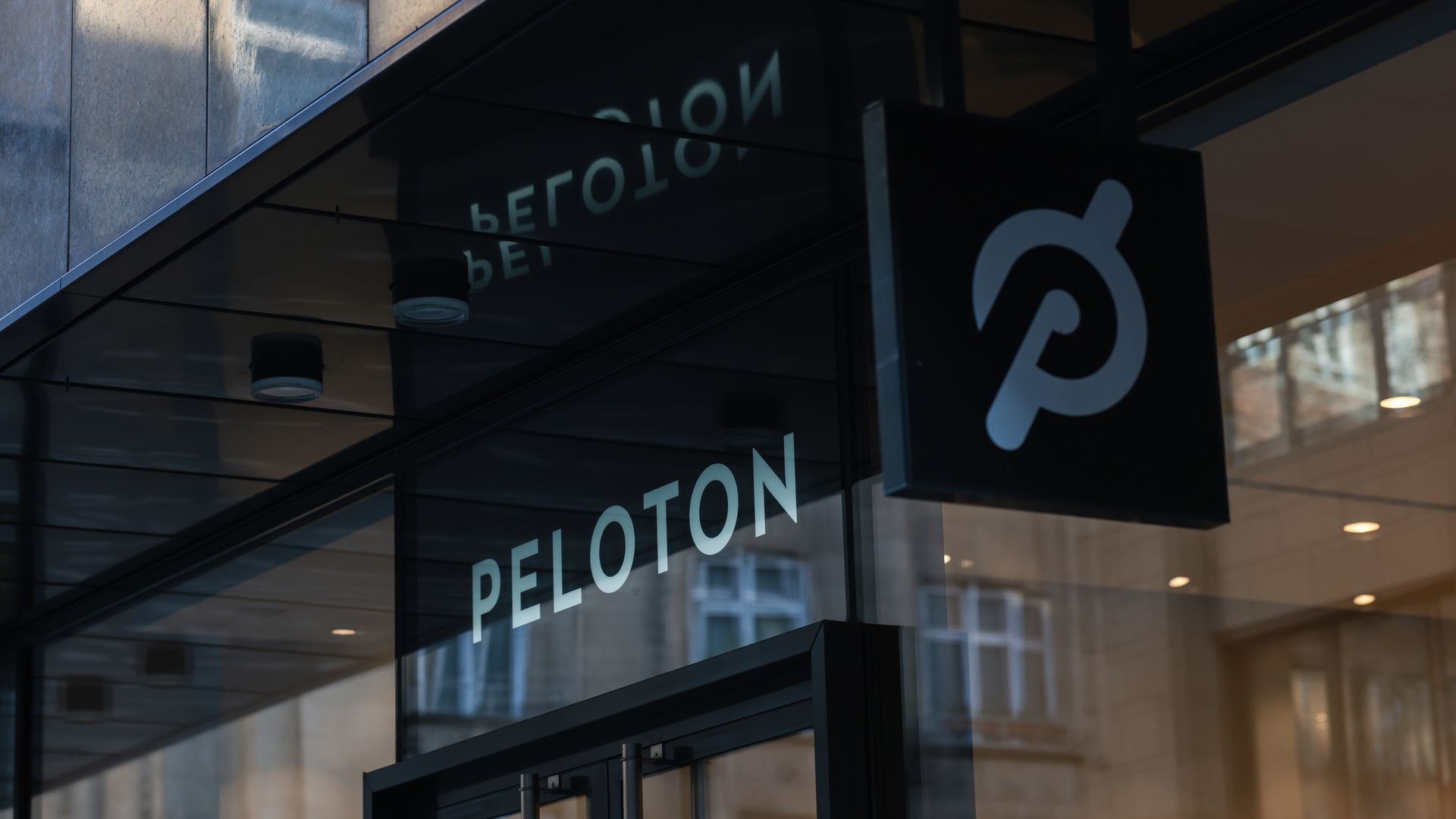 exterior of a Peloton store