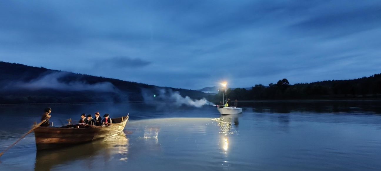 Behind the scenes: Filming at Fort Ticonderoga, N.Y. Photo: Vicky Lee for "The American Revolution" 