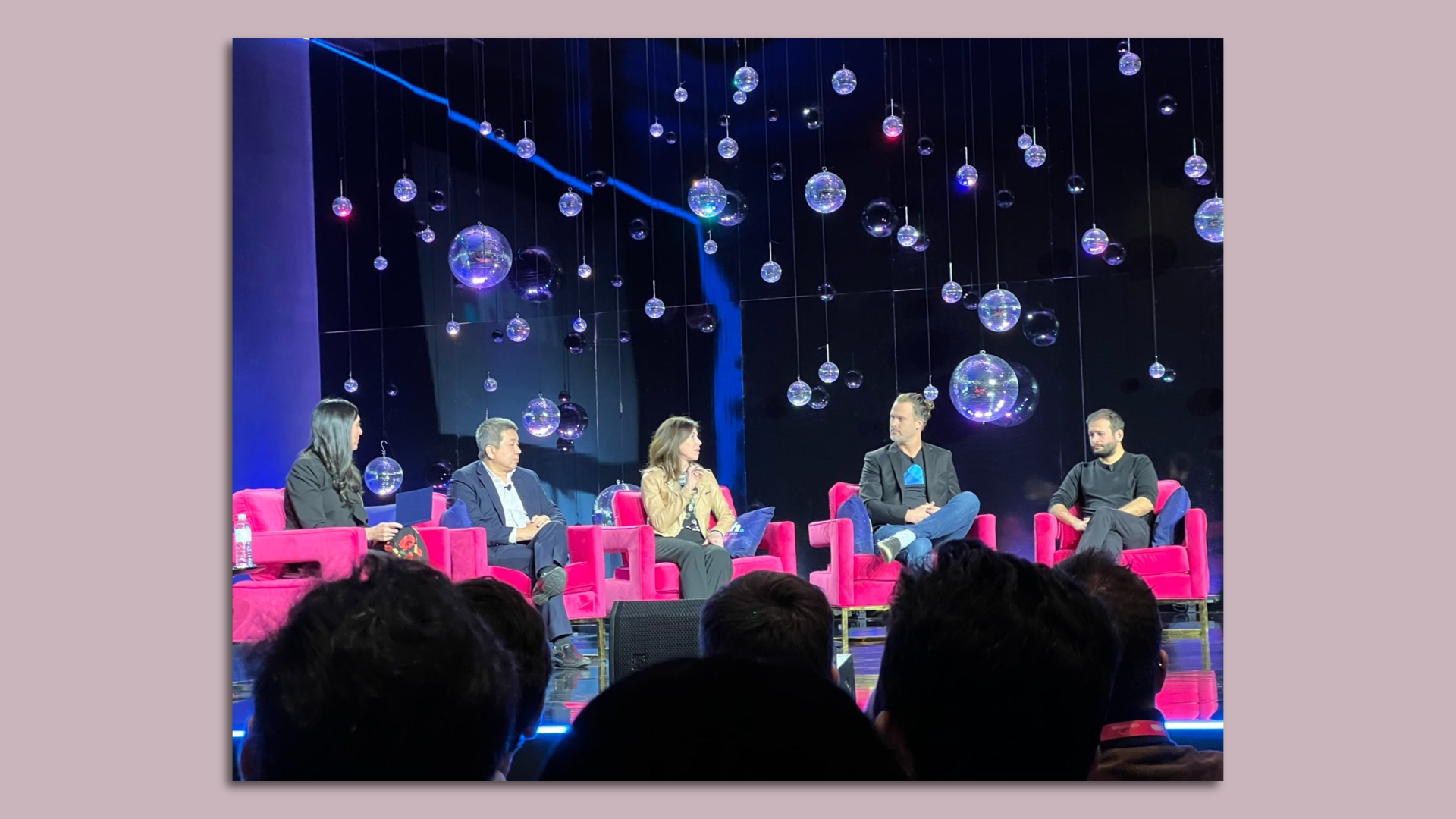 Panelists discuss virtual-first primary care at the 2022 HLTH conference in Las Vegas, Nevada.