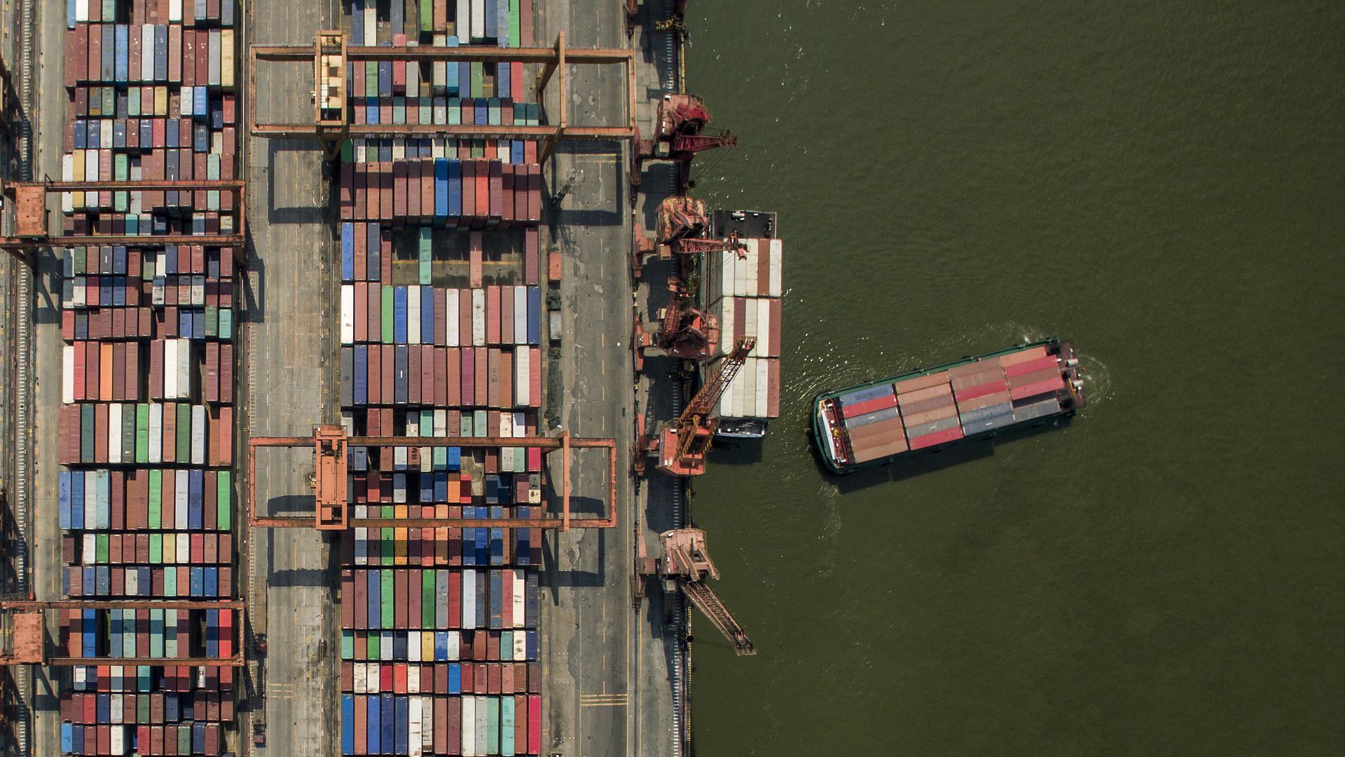 Photo of Huangpu port in China