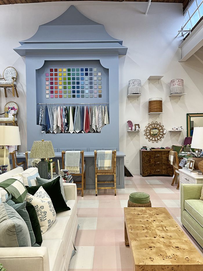 society social charlotte pagoda fabric and chair wall