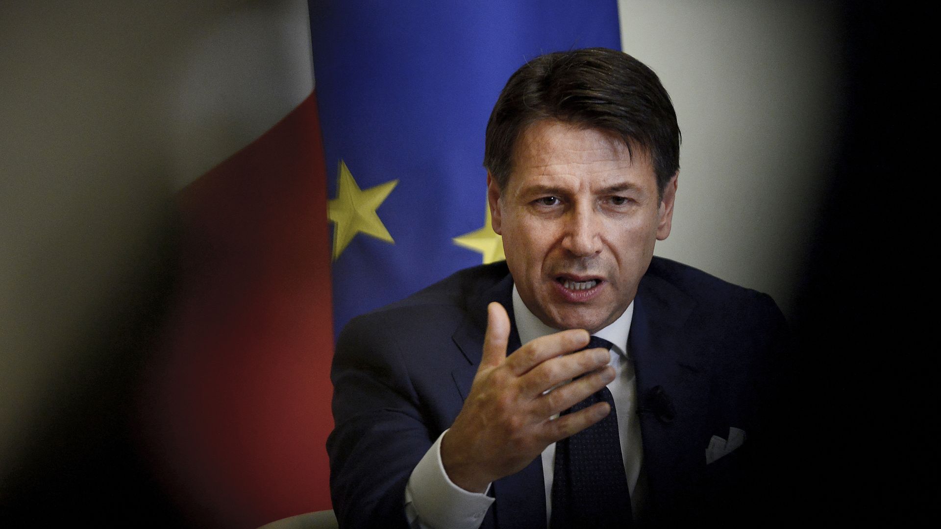 Italian PM Giuseppe Conte
