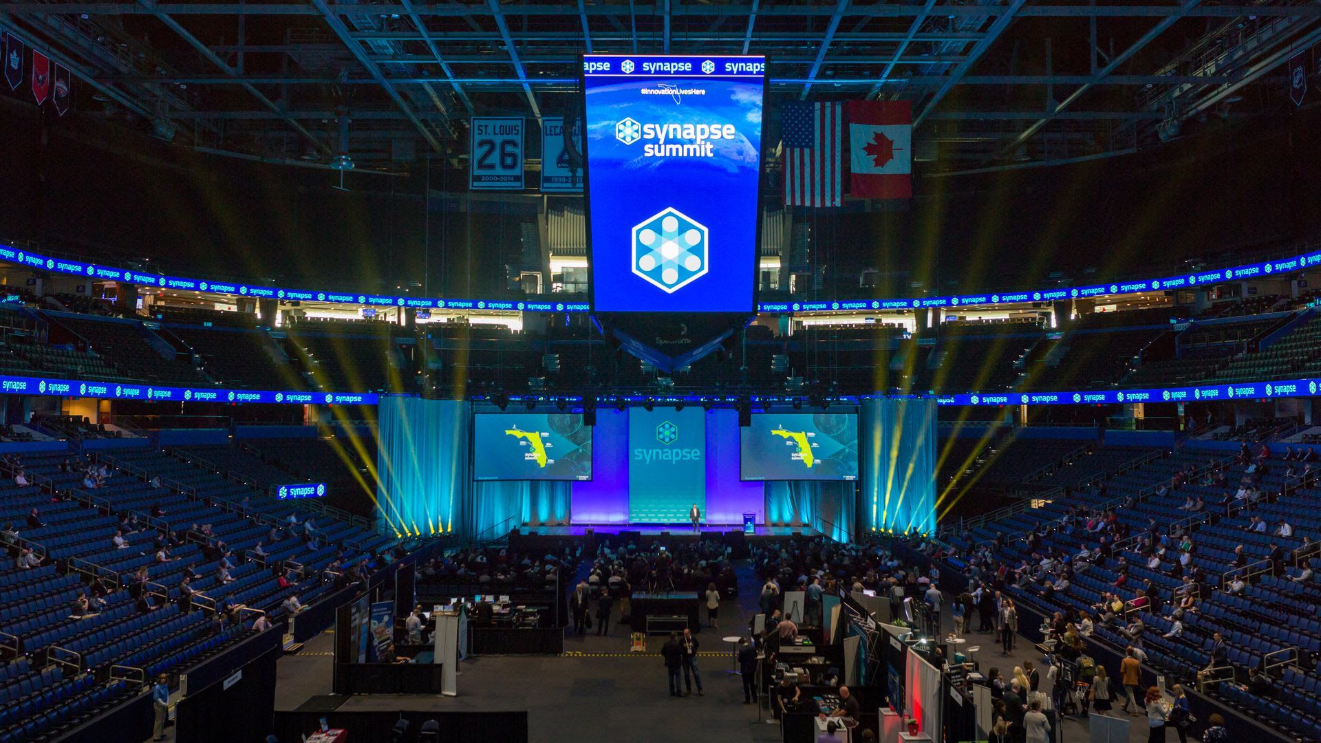 The floor of the Florida Synapse in 2020.