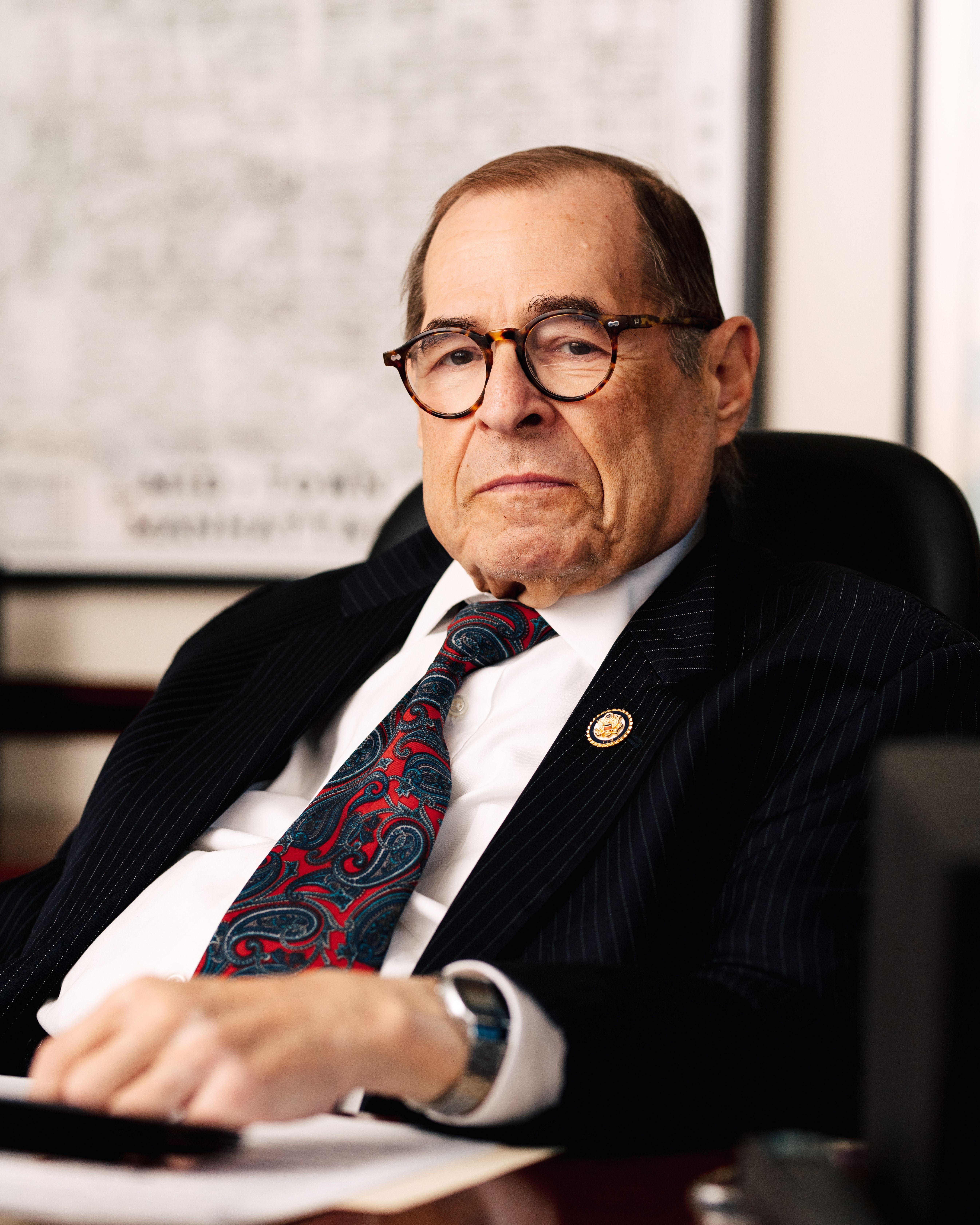 Rep. Jerry Nadler (D-N.Y.) at his office in Manhattan last week. 