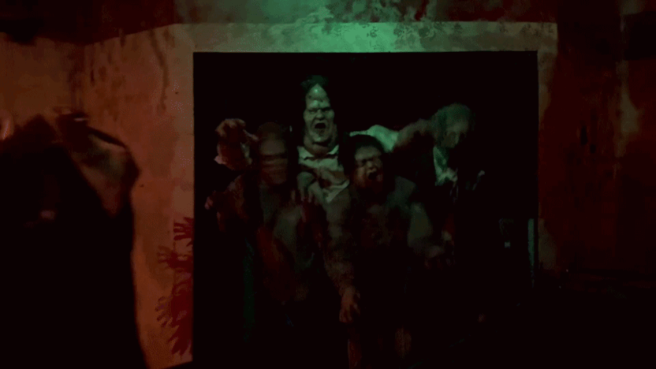 Halloween Haunt animatronics. 