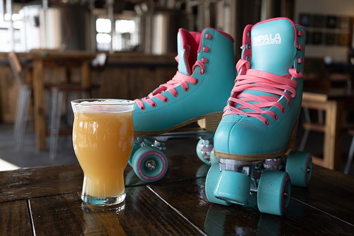 Screamin Wheels and Blades, Armored Cow Brewery, Beer, roller skate, roller blading, roller skating rink