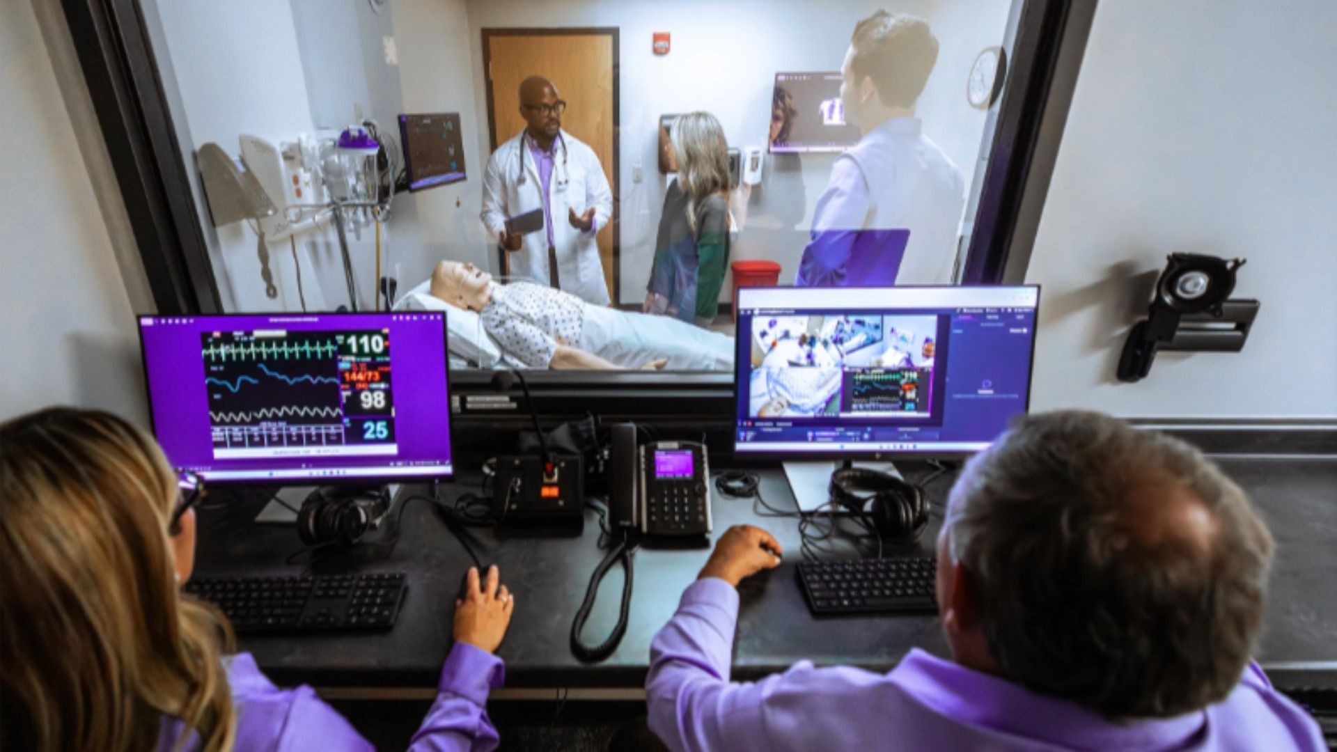 A photo of the Des Moines University Simulation Center.