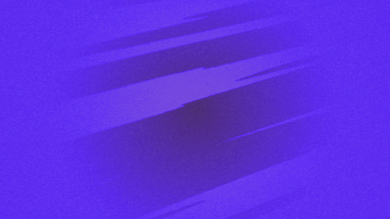 Animated illustration of the letters in the words "DRIVE THRU" racing onto the screen and then racing off against a background of speed lines.