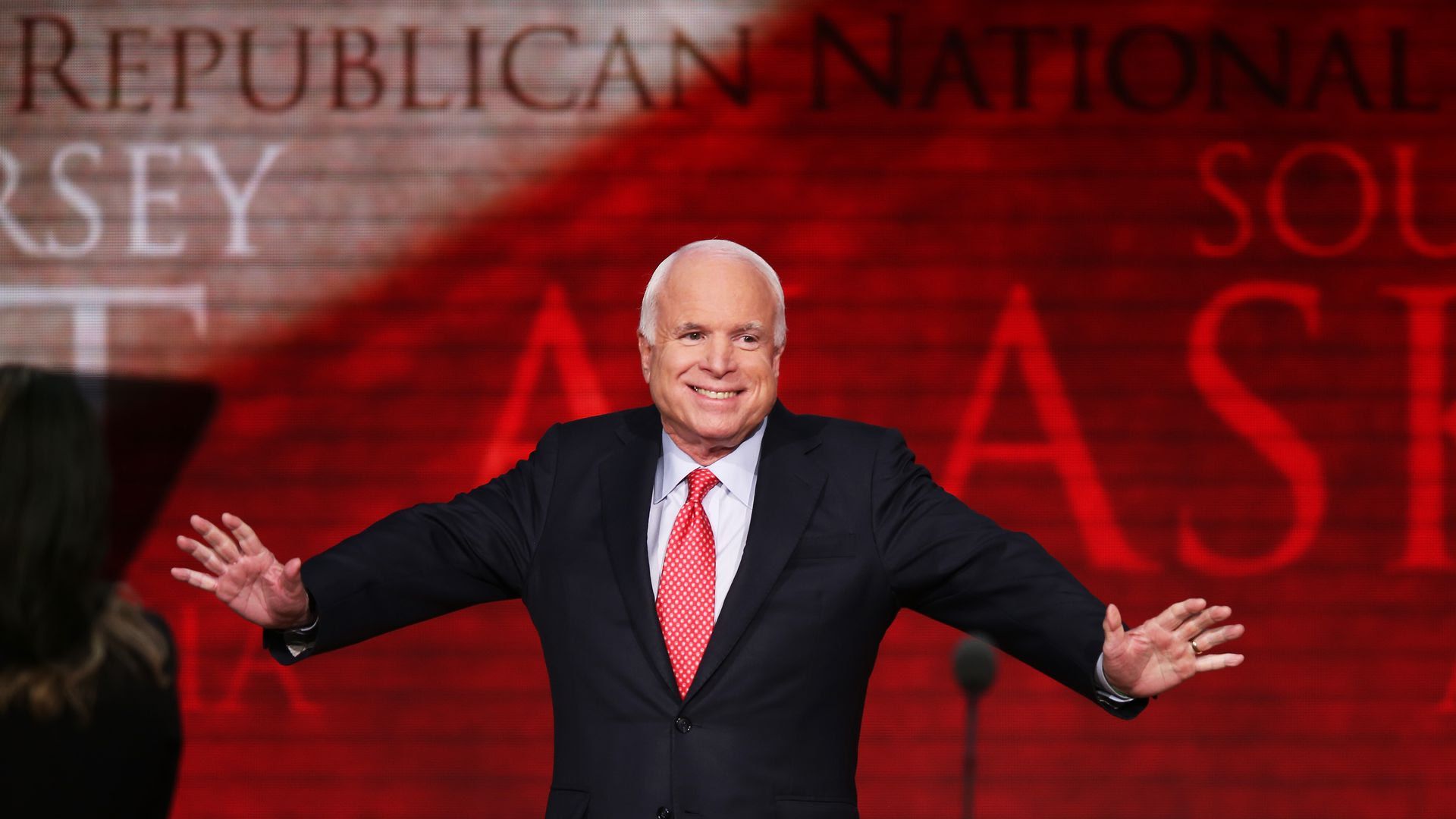 Sen. John McCain at the 2012 Republican National Convention.