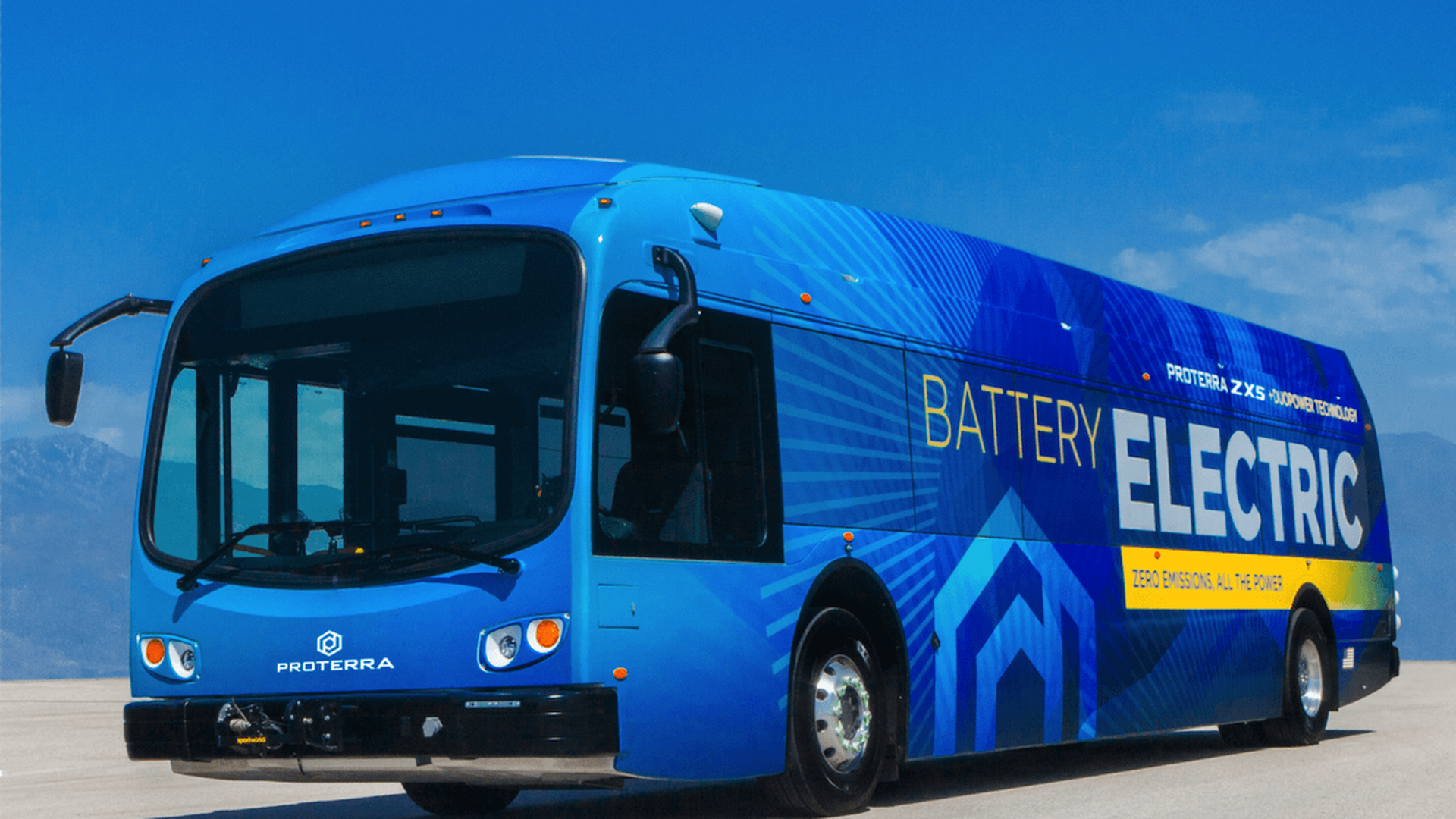 Proterra electric bus.