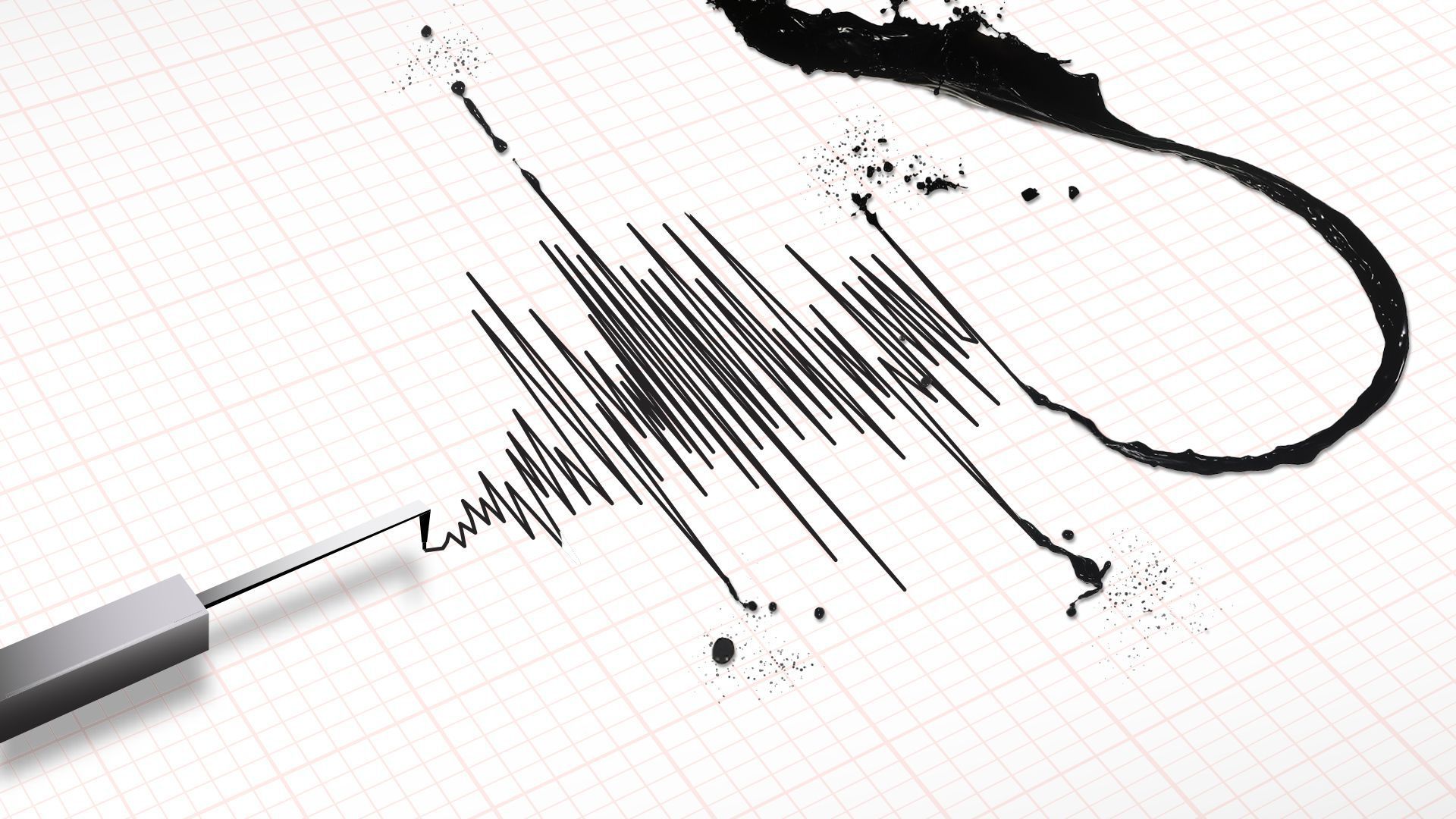 Illustration of a seismometer.