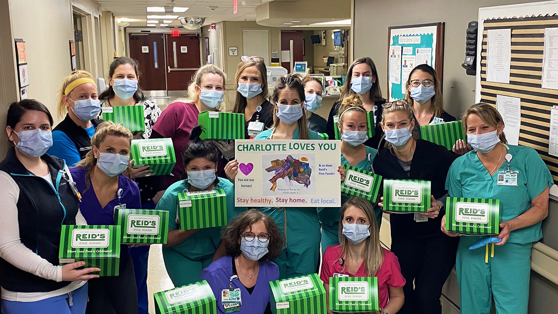 giving back to healthcare workers with meals hospital