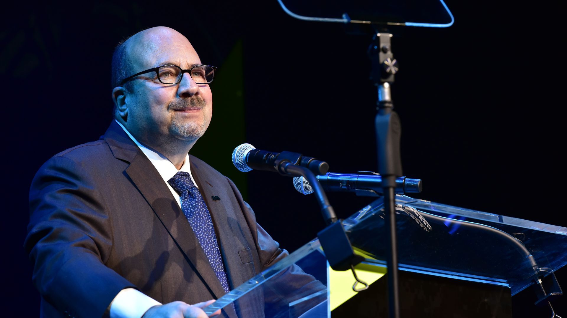 Craig Newmark, seen giving a speech