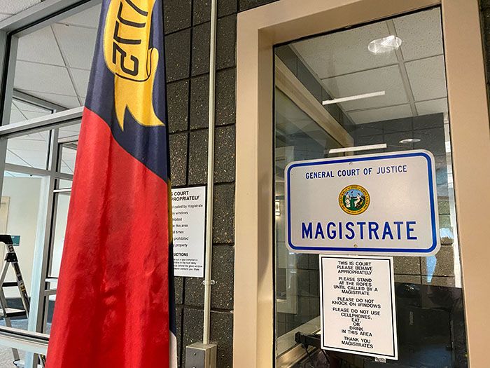 Magistrate's office Mecklenburg courthouse