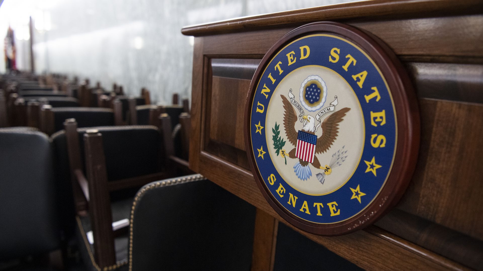 Photo of the U.S. Senate seal