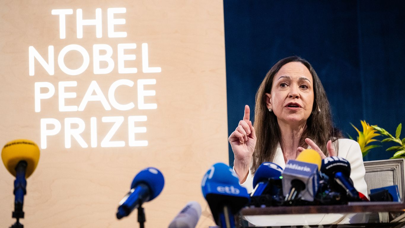 Machado's Nobel Peace Prize offer to Trump rejected by award organizers