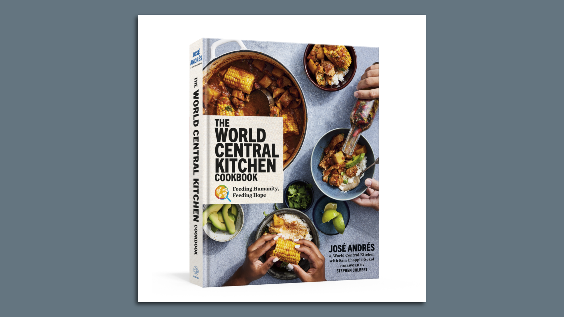 Cover of the World Central Kitchen cookbook