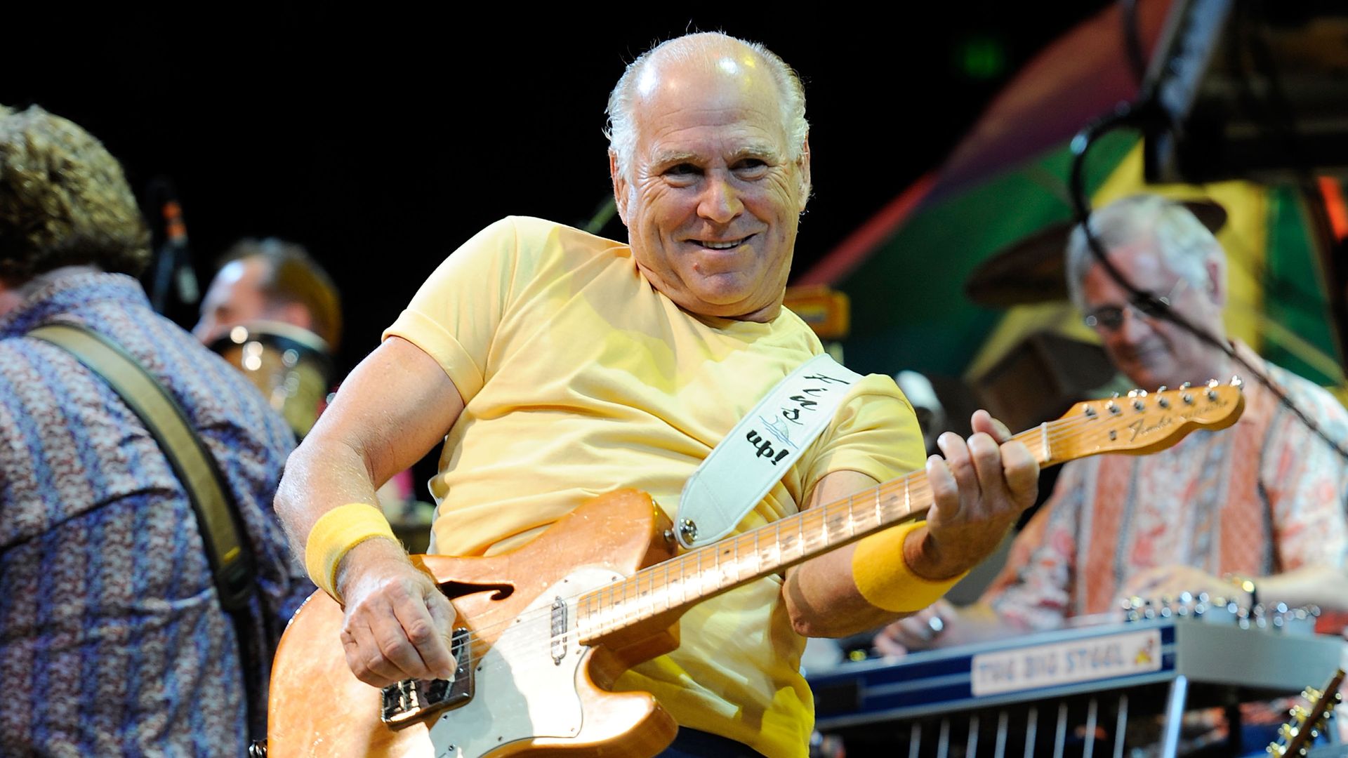 Jimmy Buffett performs at the Bridgestone Arena on May 28, 2011 