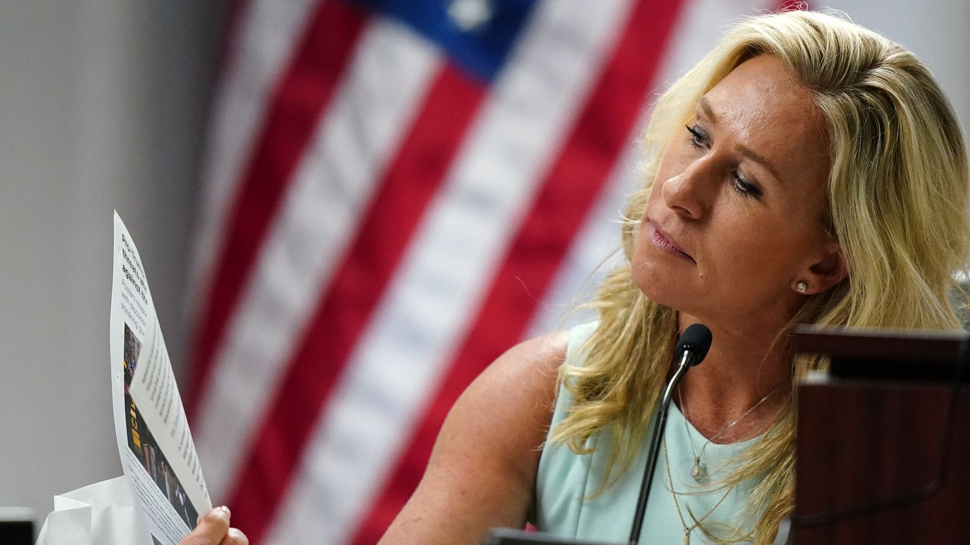 Marjorie Taylor Greene views evidence