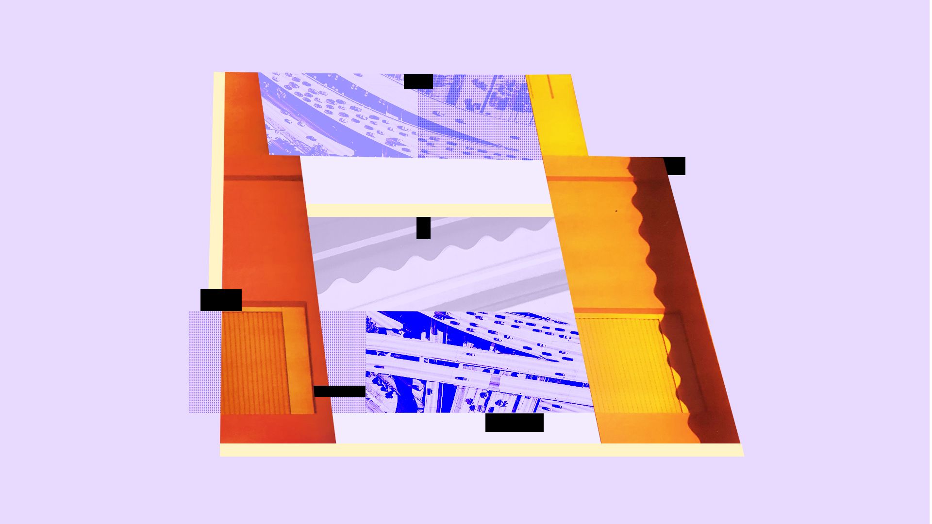 Collage of architectural photos