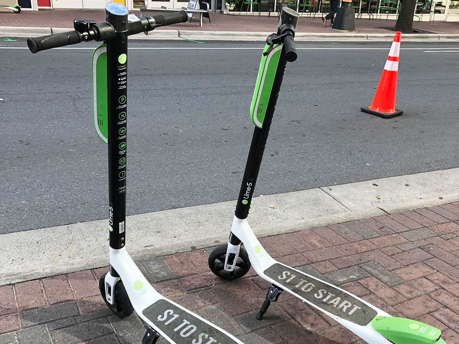 Lime Scooters: what does this green line in the lime app's map