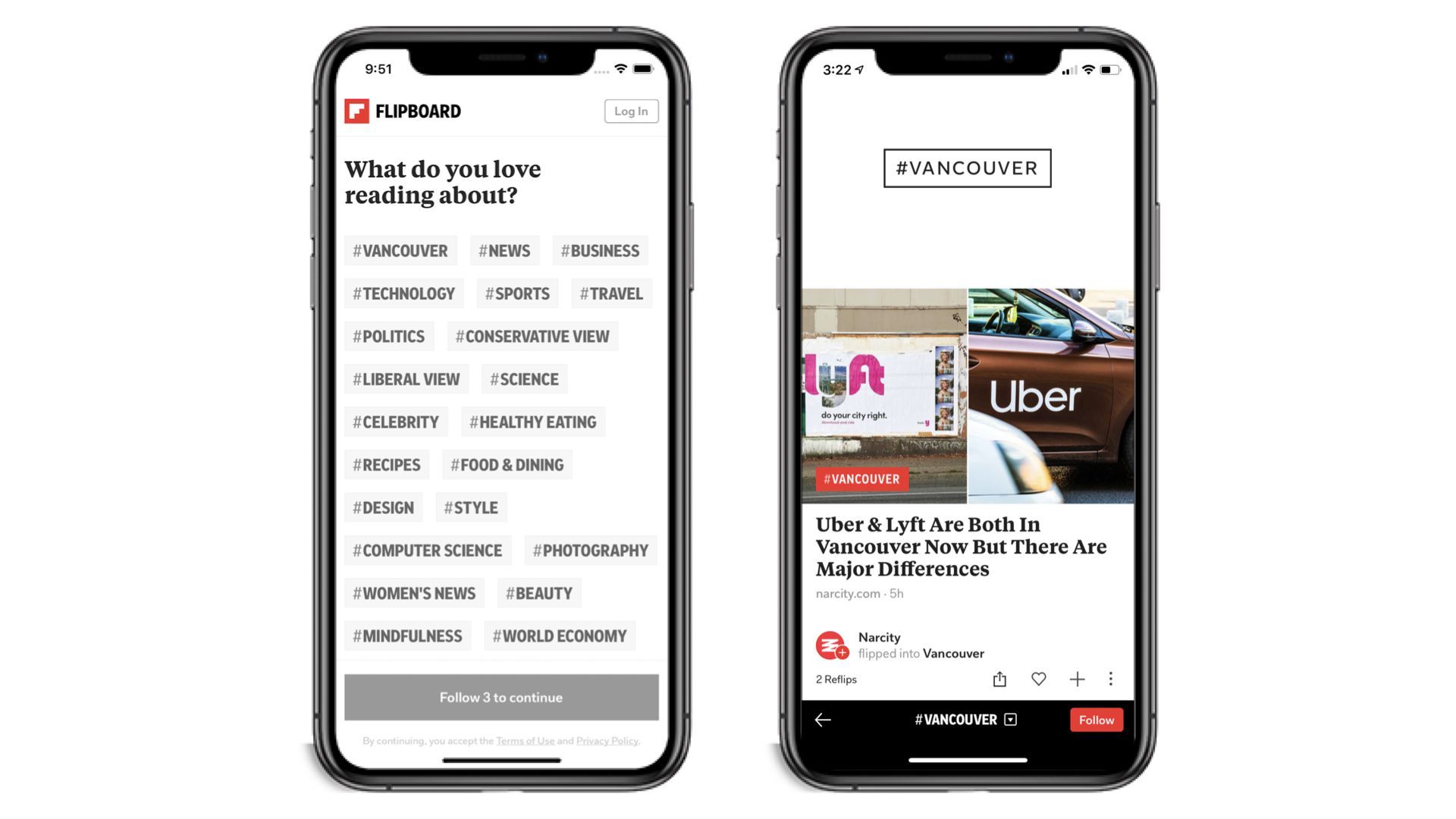 Flipboard "Local initiative"