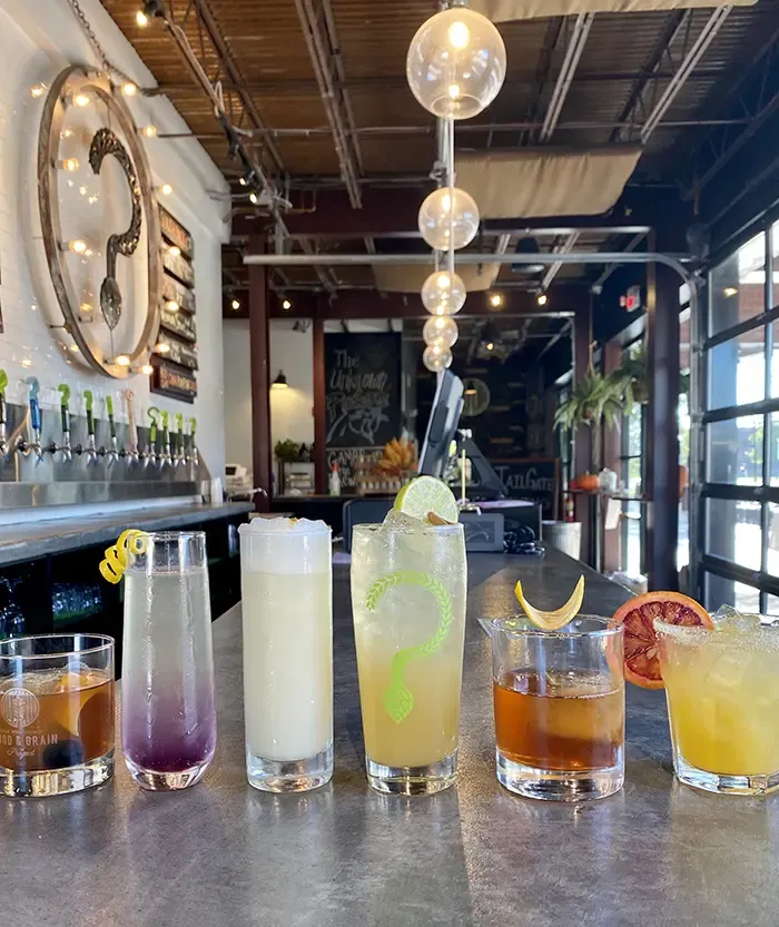 unknown brewing south end cocktails