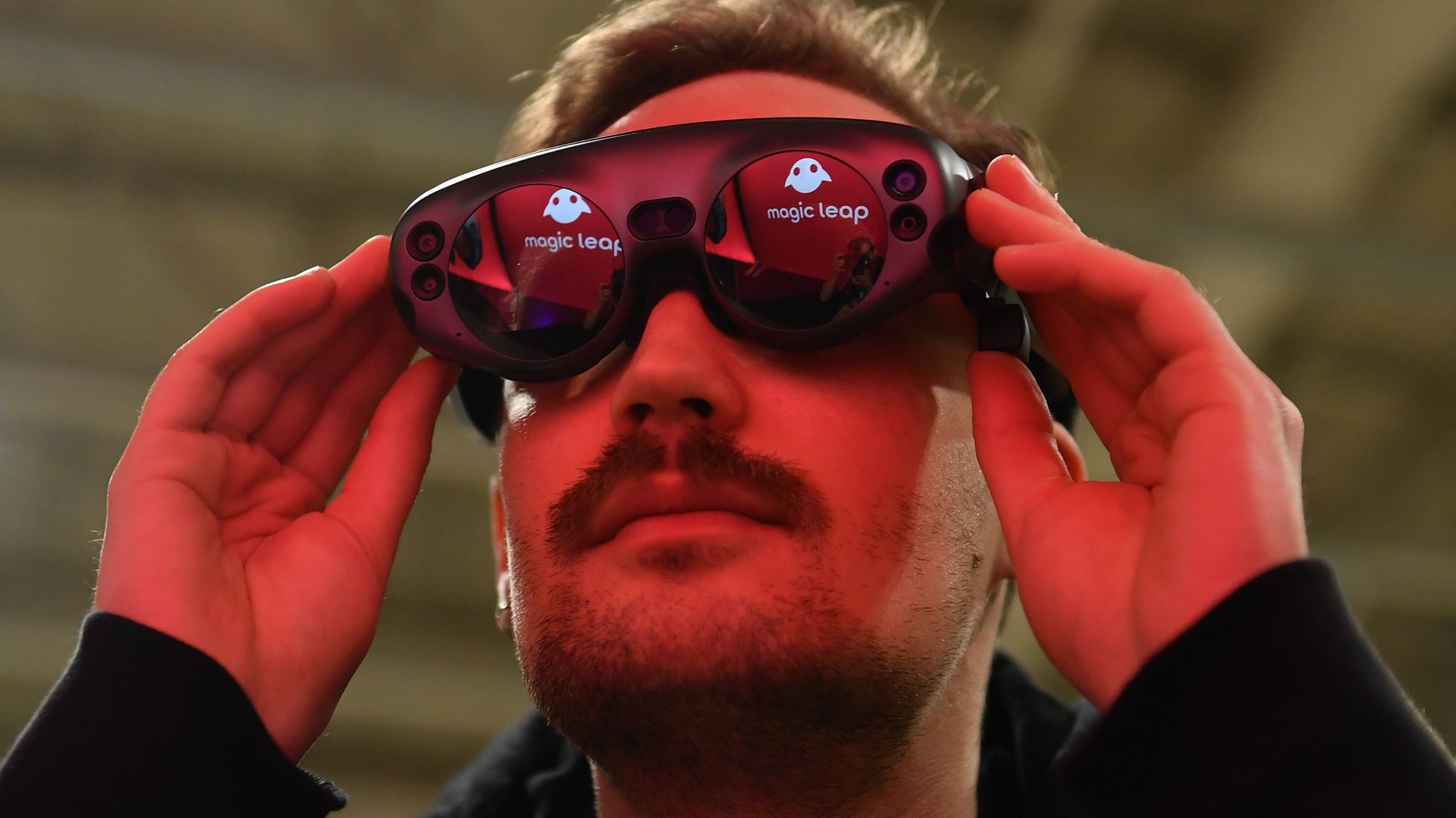 Magic Leap Booth during day three of Collision 2019 at Enercare Center in Toronto, Canada. (Photo By Sam Barnes/Sportsfile via Getty Images)