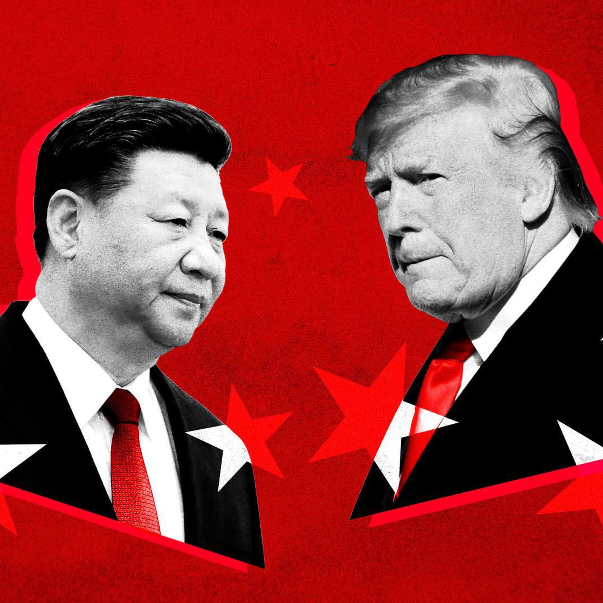 Presidents Xi Jingping and Trump.