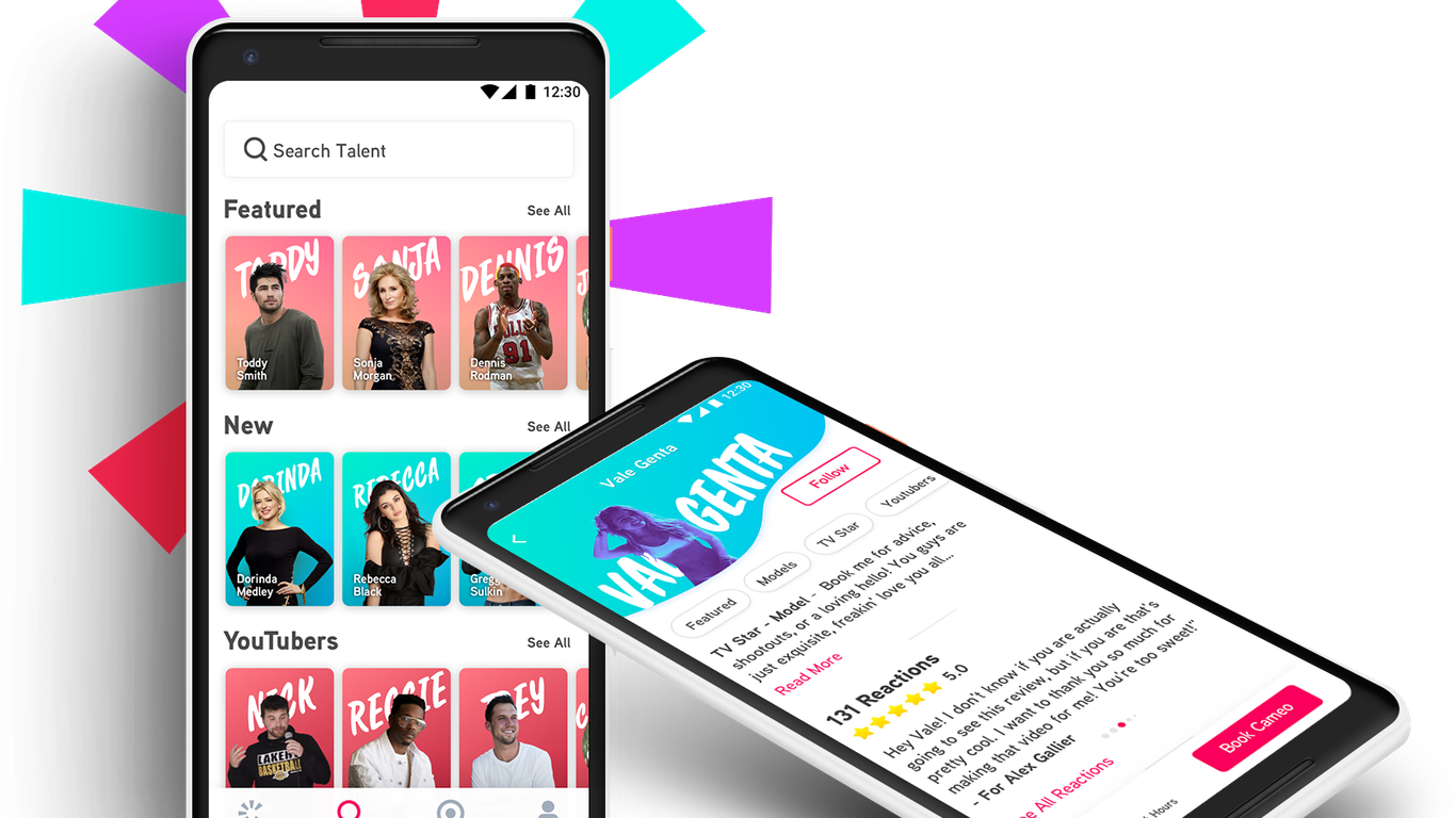 Celebrity video startup Cameo finalizing 300 million valuation