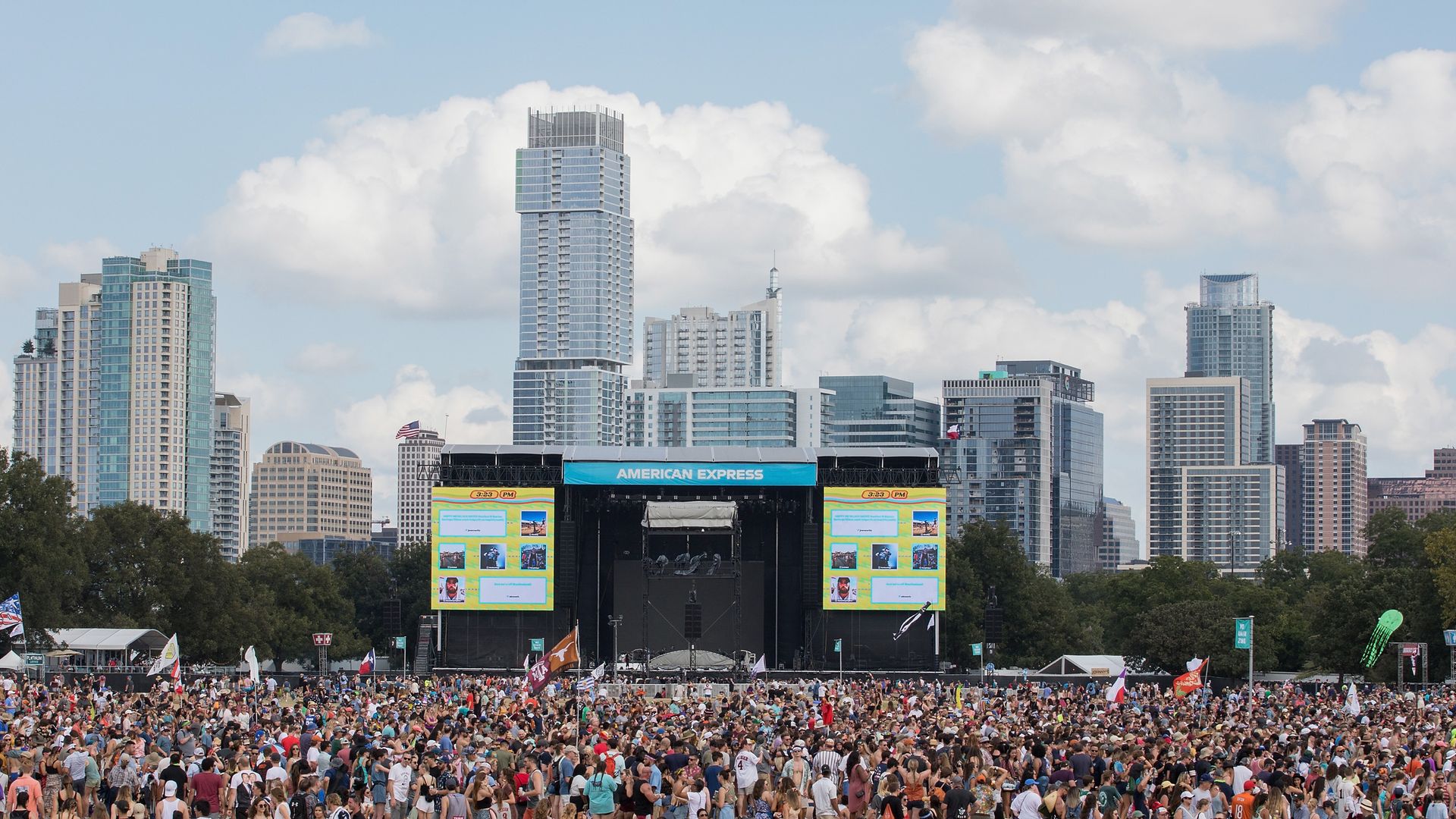 Crowd at Austin City Limits festival
