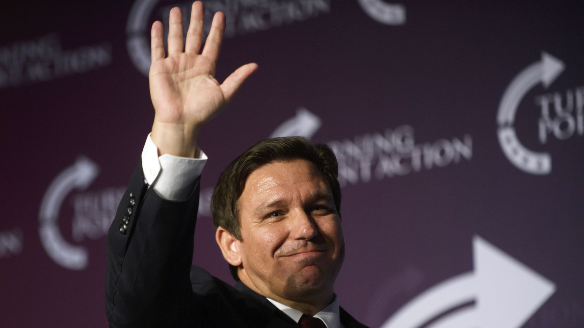 Florida Gov. Ron DeSantis speaks at the Unite and Win Rally in support of Pennsylvania Republican gubernatorial candidate Doug Mastriano