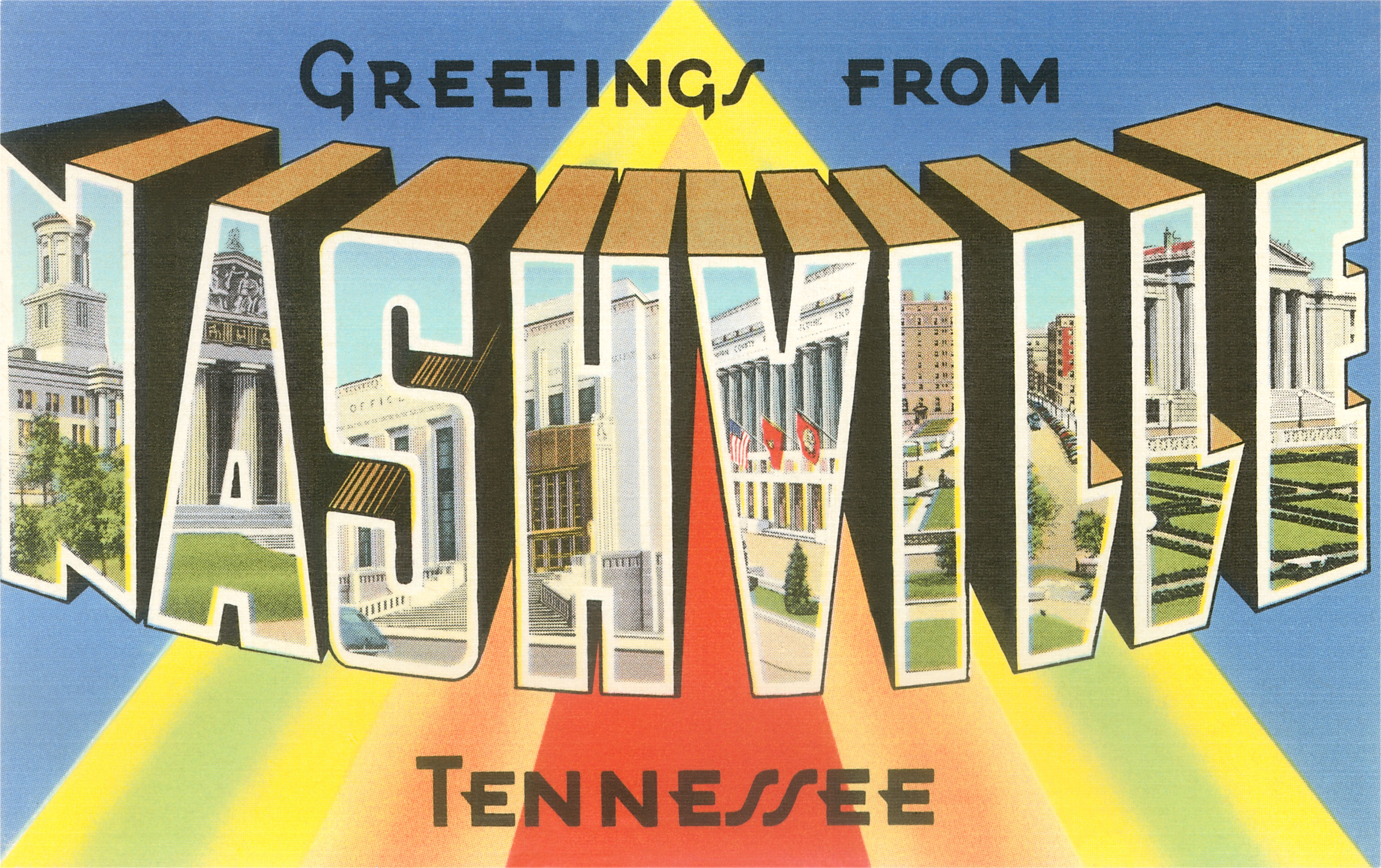 Nashville postcard