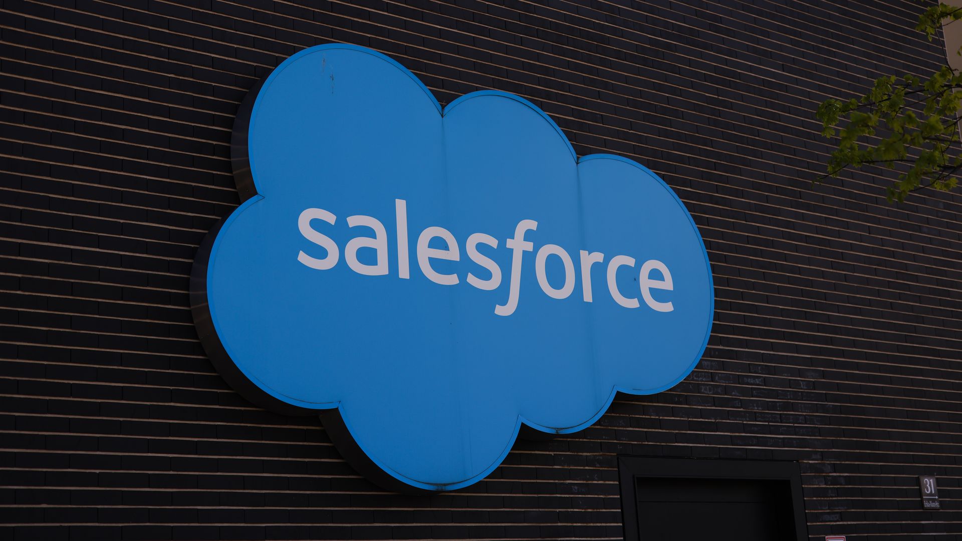Salesforce sign.