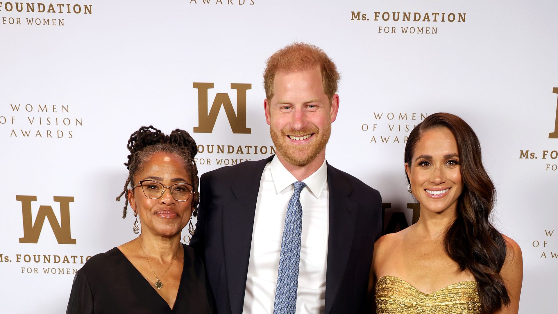 Prince Harry, Meghan Markle, and Doria Ragland