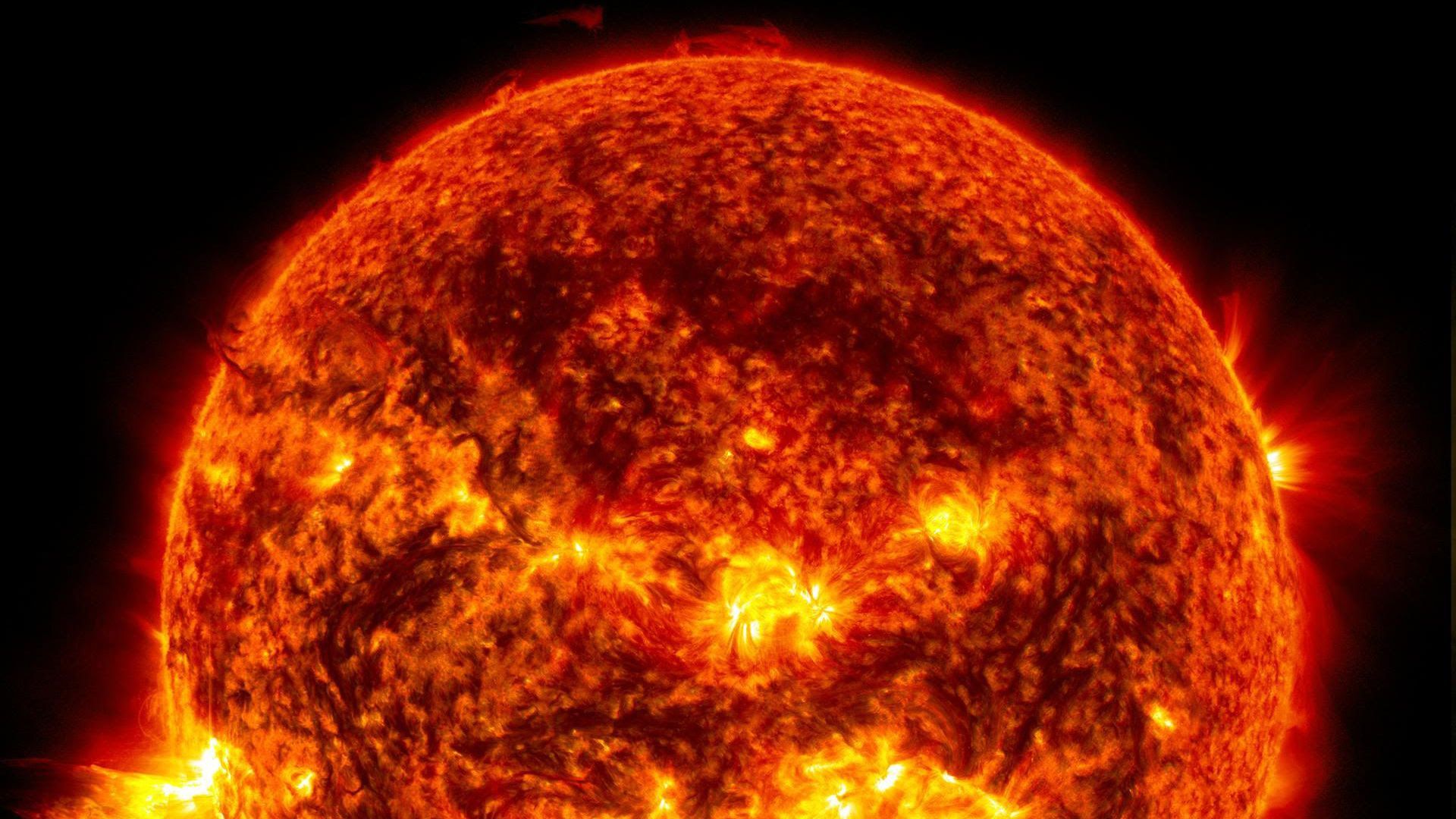 The sun.
