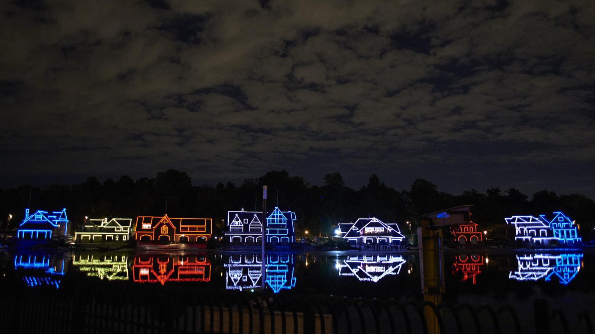 Boathouse Row in Philadelphia