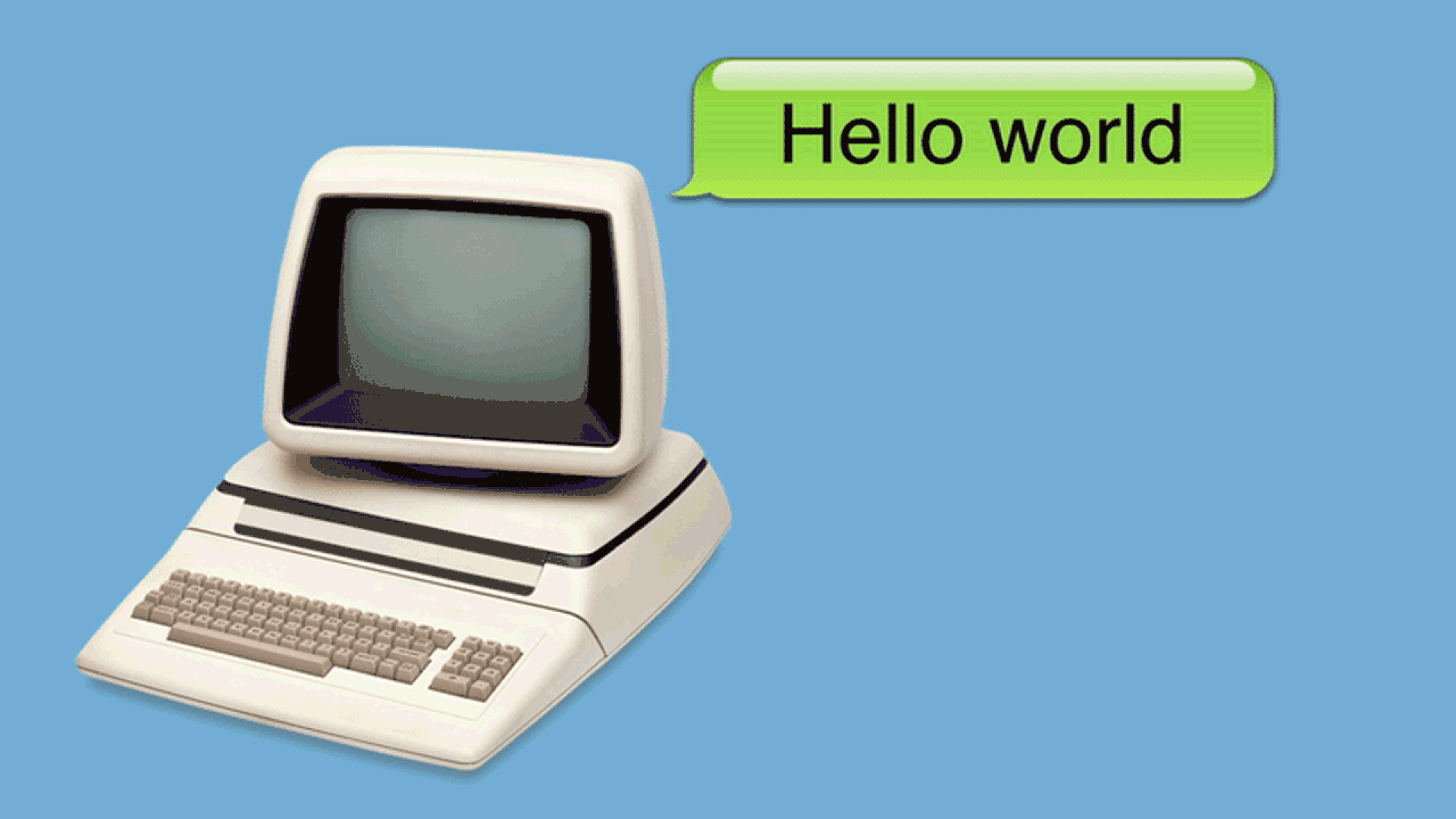 A computer speaking many different languages