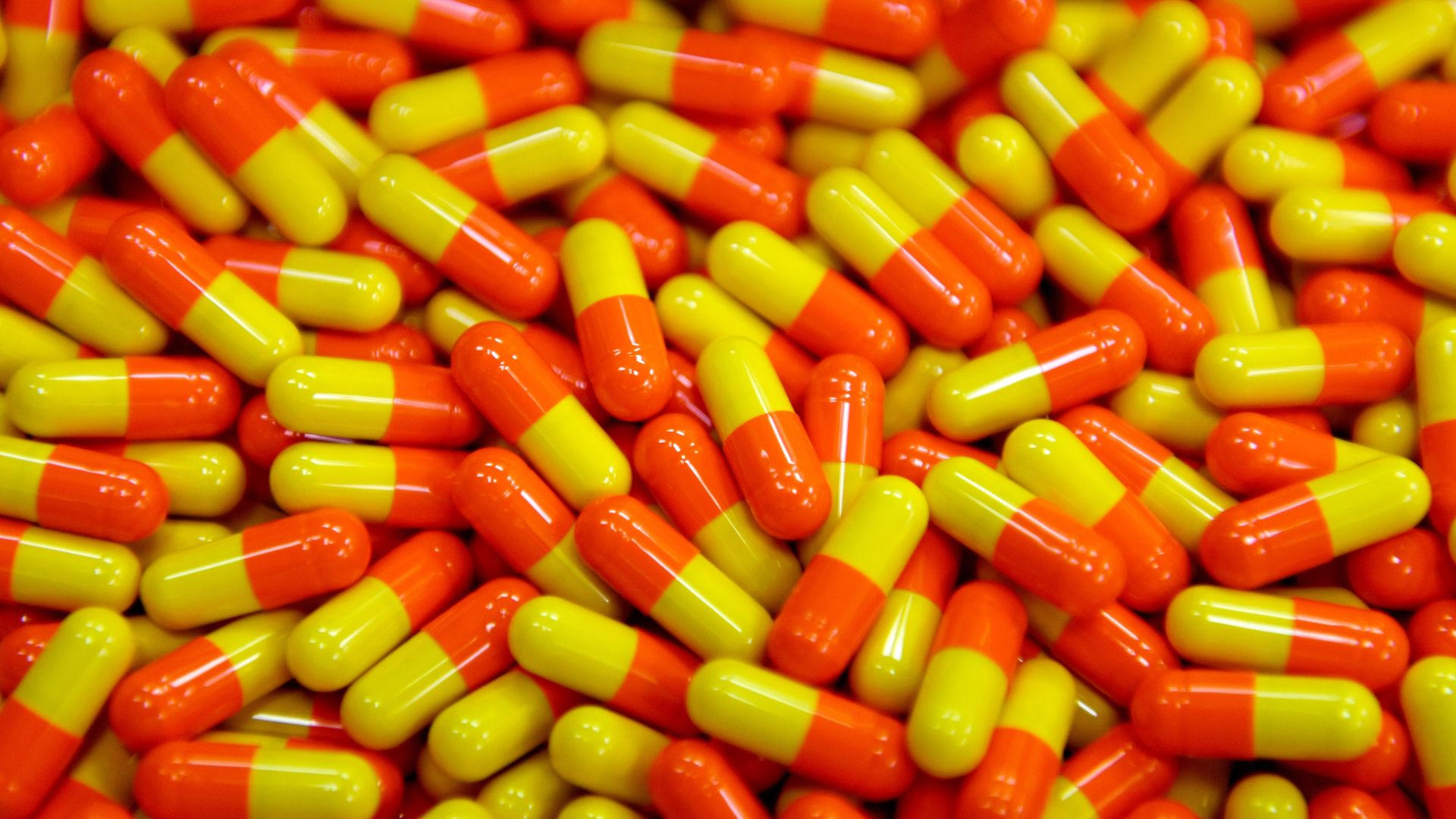 A pile of drug capsules.