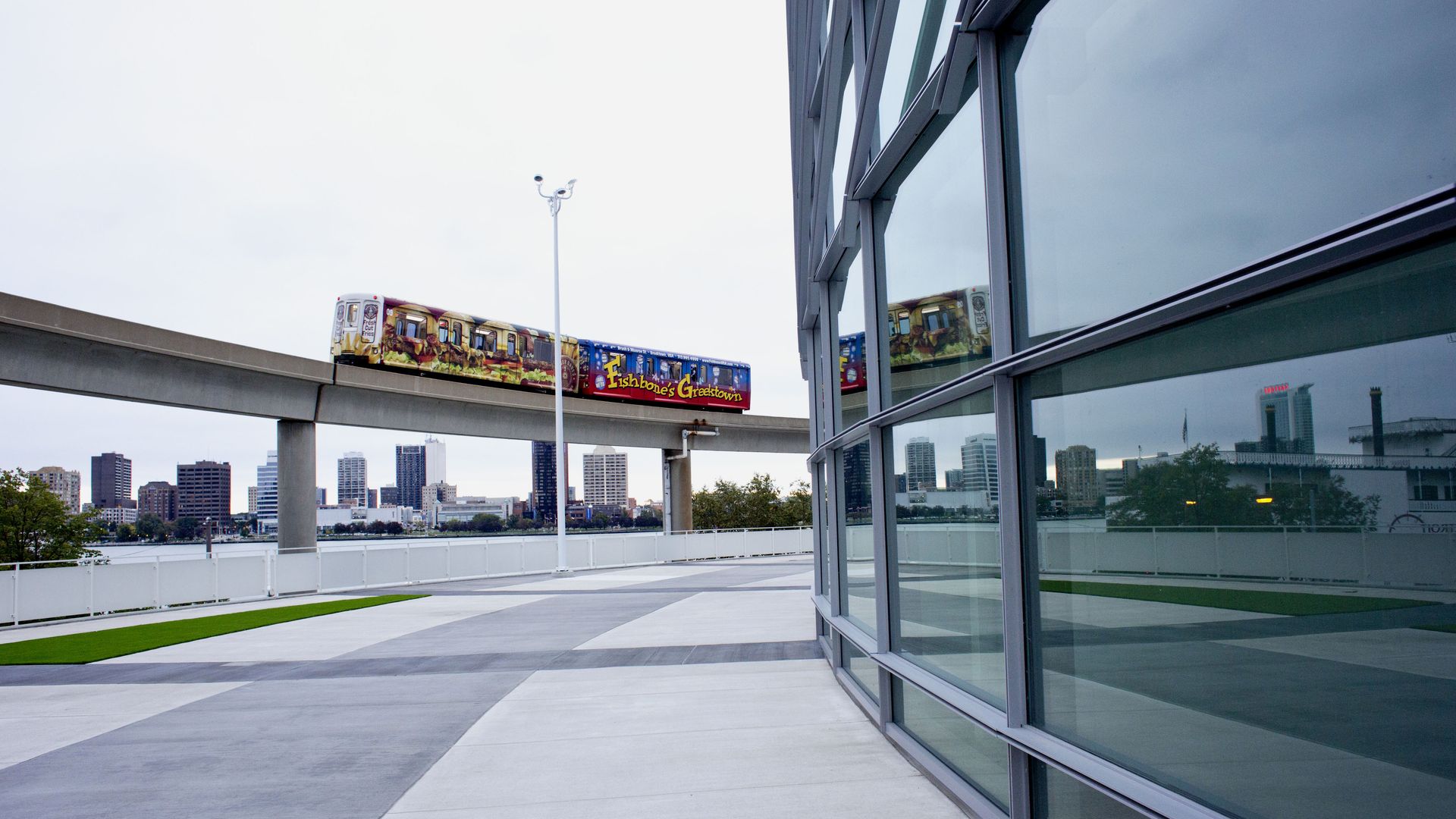 People Mover downtown in 2015.
